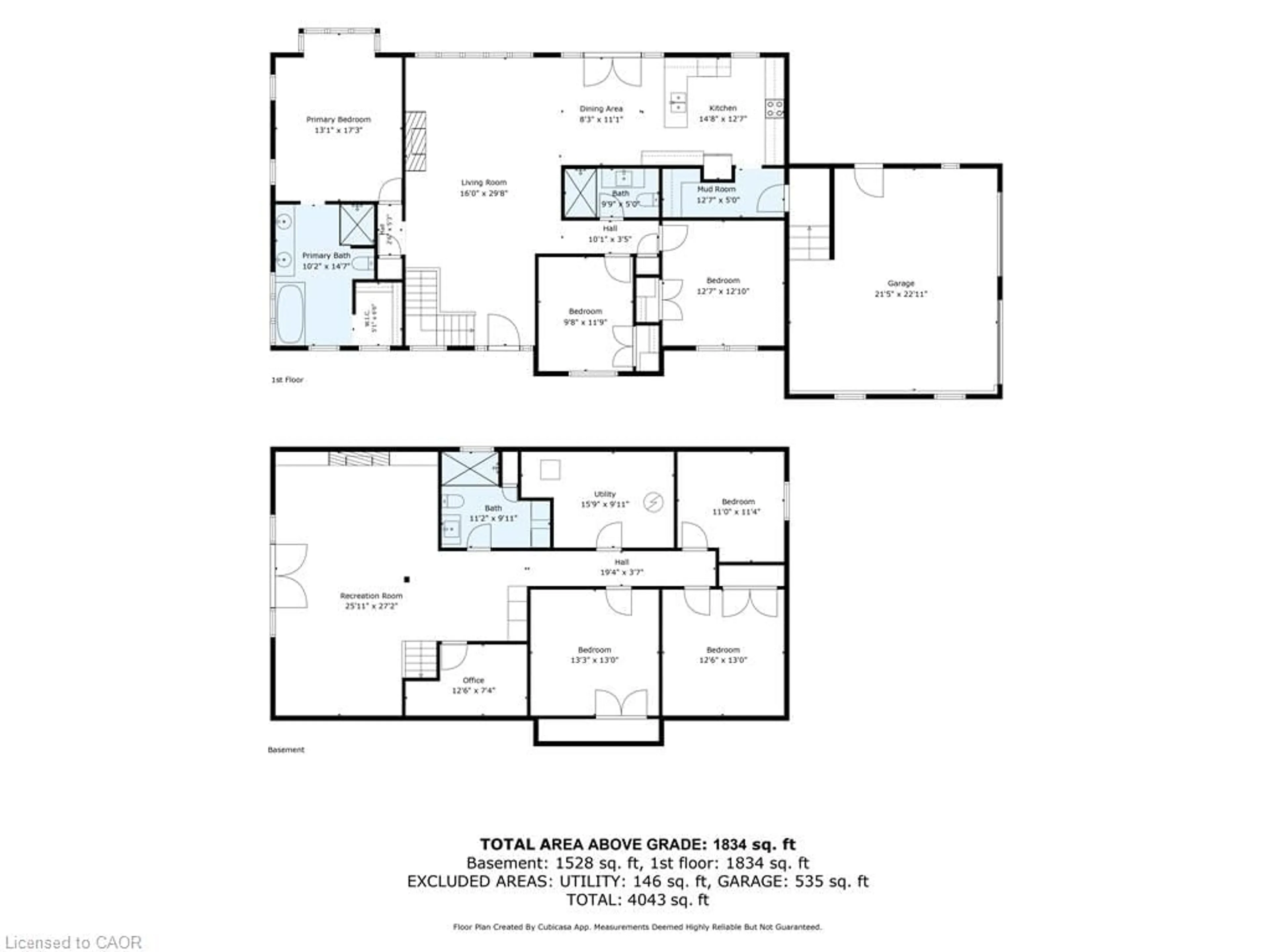 Floor plan for 2215 Highway No 6, Puslinch Ontario N0B 2J0