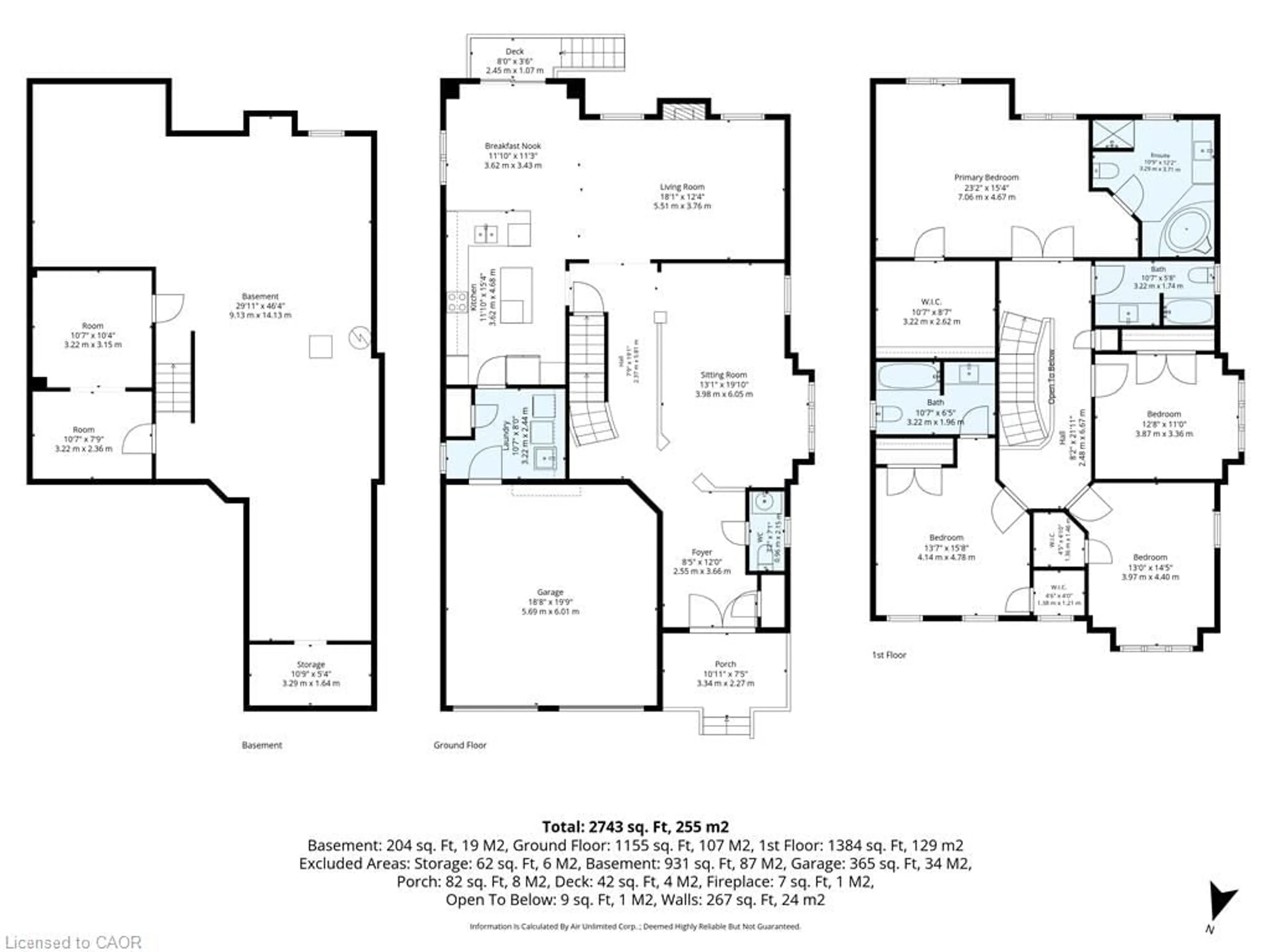 Floor plan for 1321 Kenmark Ave, Oshawa Ontario L1K 0N5