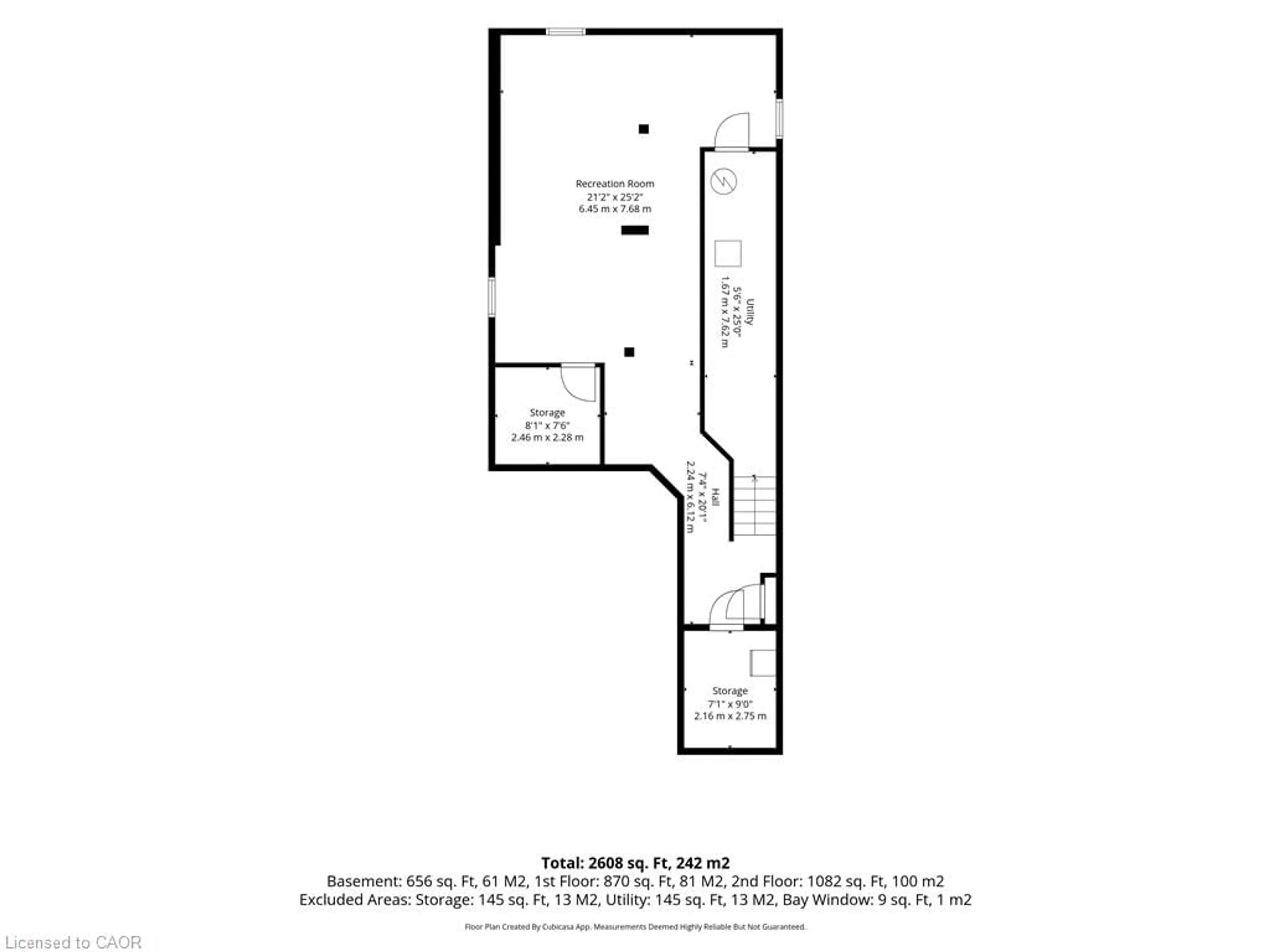 Floor plan for 27 Hazelton Ave, Hamilton Ontario L9B 0E7