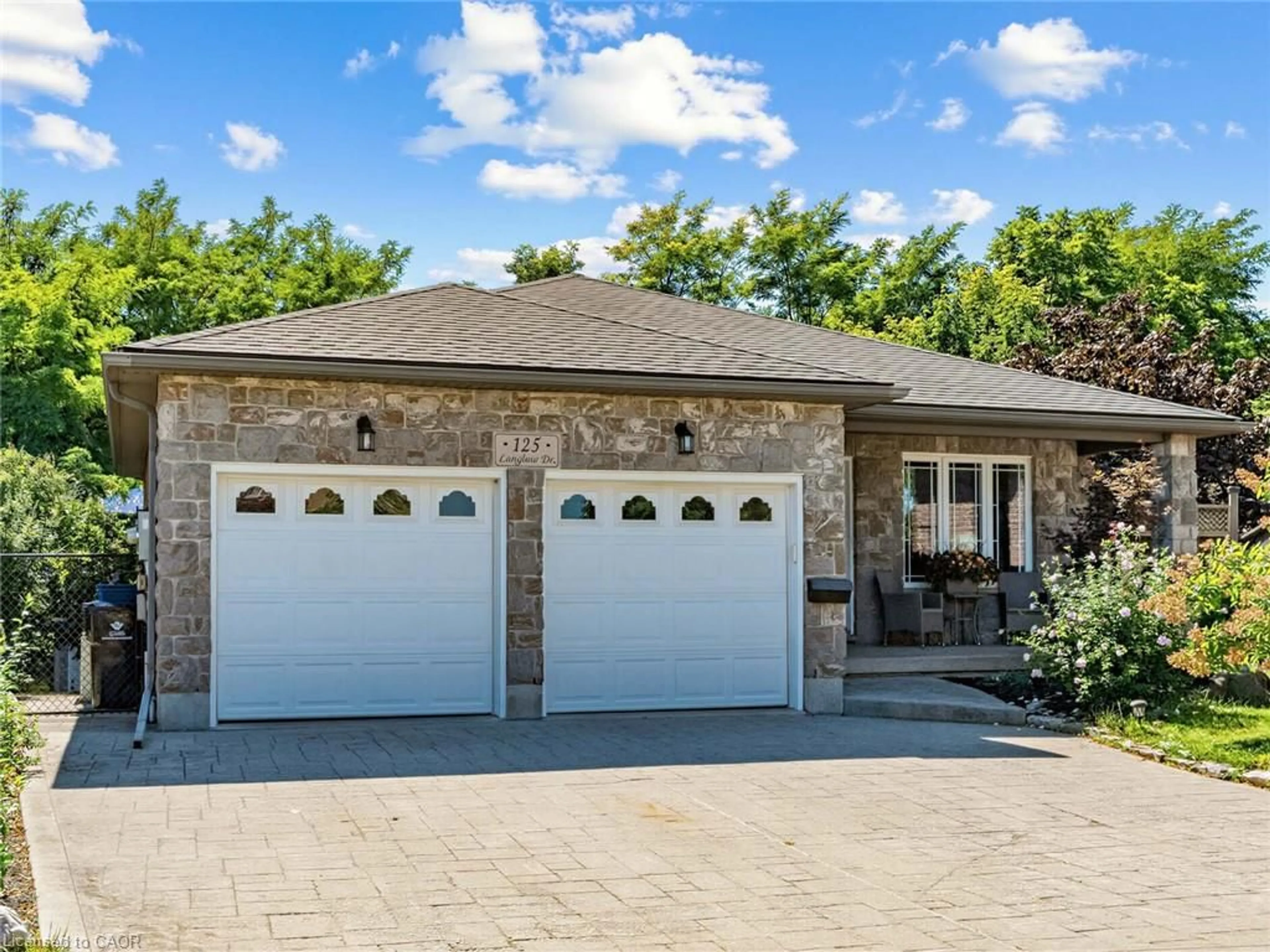 Home with brick exterior material, street for 125 Langlaw Dr, Cambridge Ontario N1P 1H9