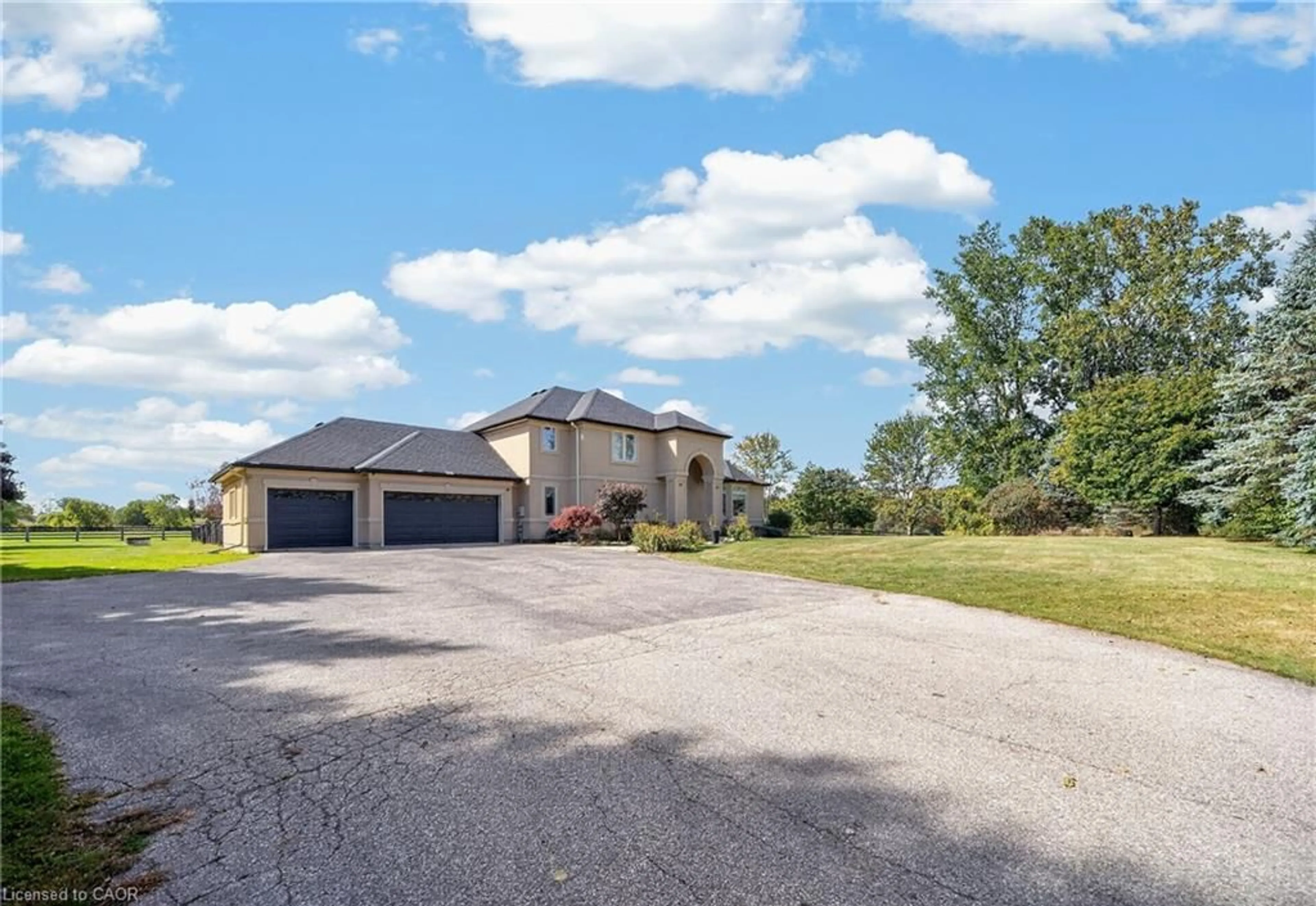 A pic from outside/outdoor area/front of a property/back of a property/a pic from drone, street for 254 Mcgill Rd, Mount Pleasant Ontario N0E 1K0