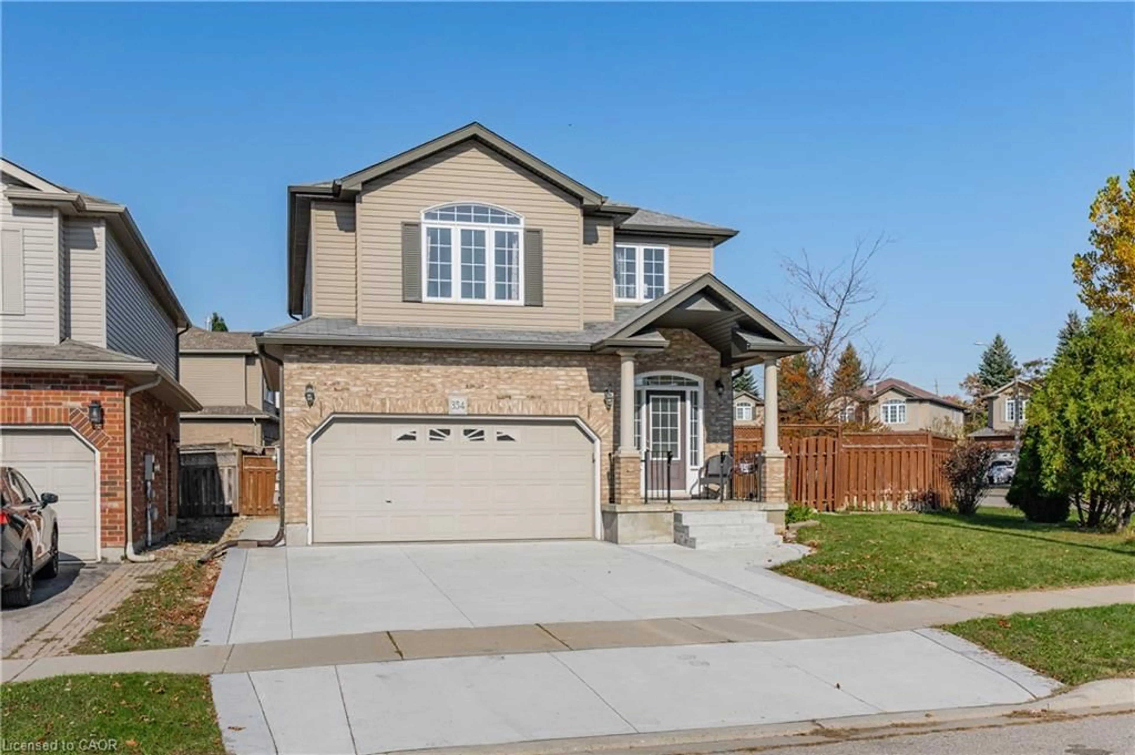 Home with brick exterior material, street for 354 Tealby Cres, Waterloo Ontario N2J 0A1