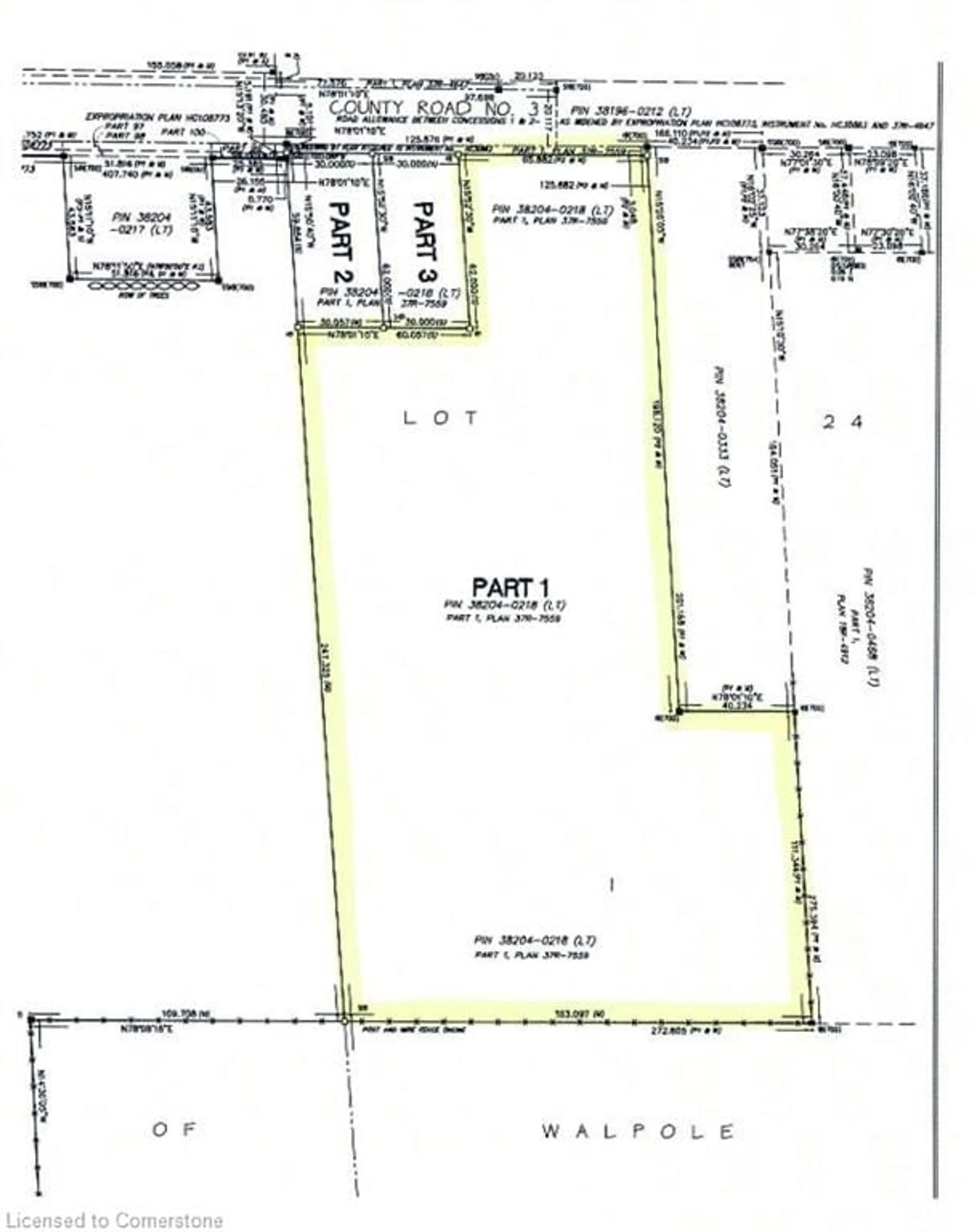 Floor plan for PART 1 Rainham Rd, Selkirk Ontario N0A 1P0