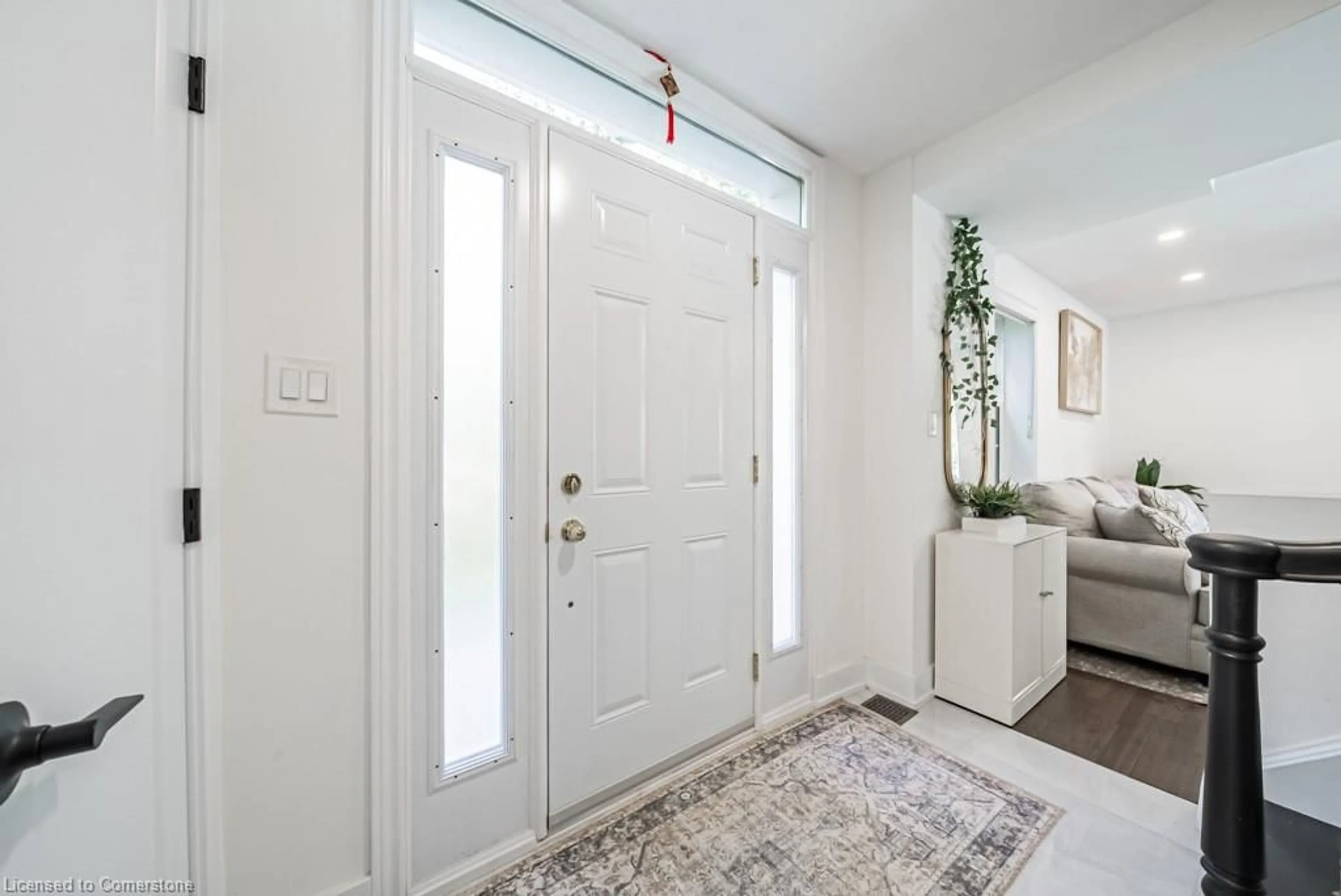 Indoor entryway, wood floors for 704 Old Dundas Rd, Hamilton Ontario L9H 5E3