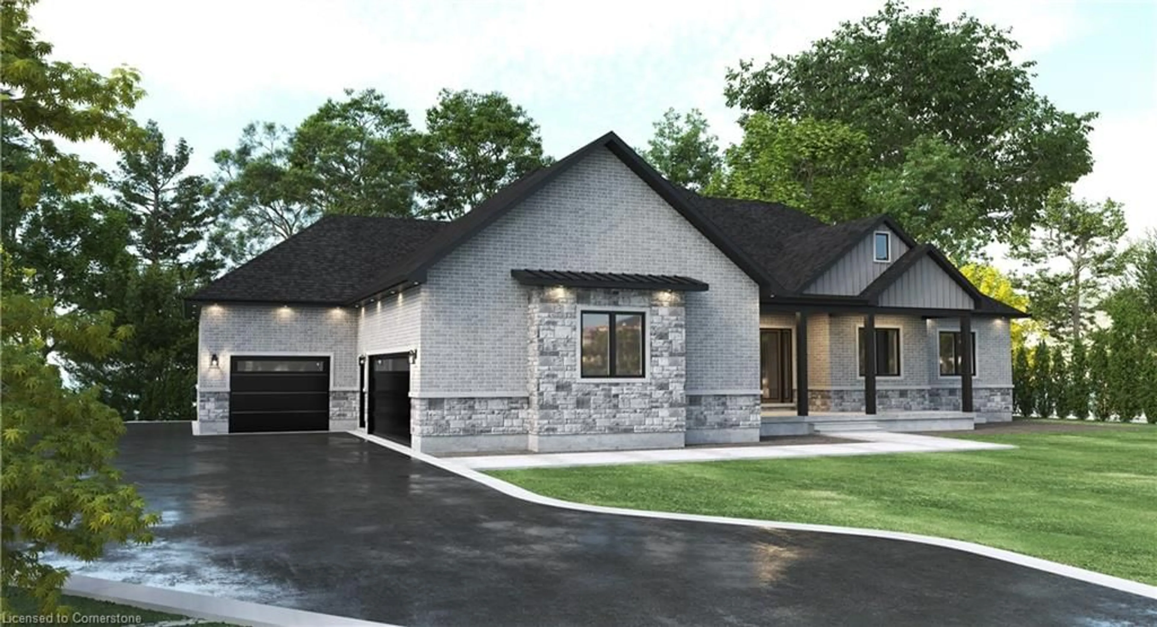 Home with brick exterior material for 15 Clover Lane #LOT 28, Otterville Ontario N0J 1R0