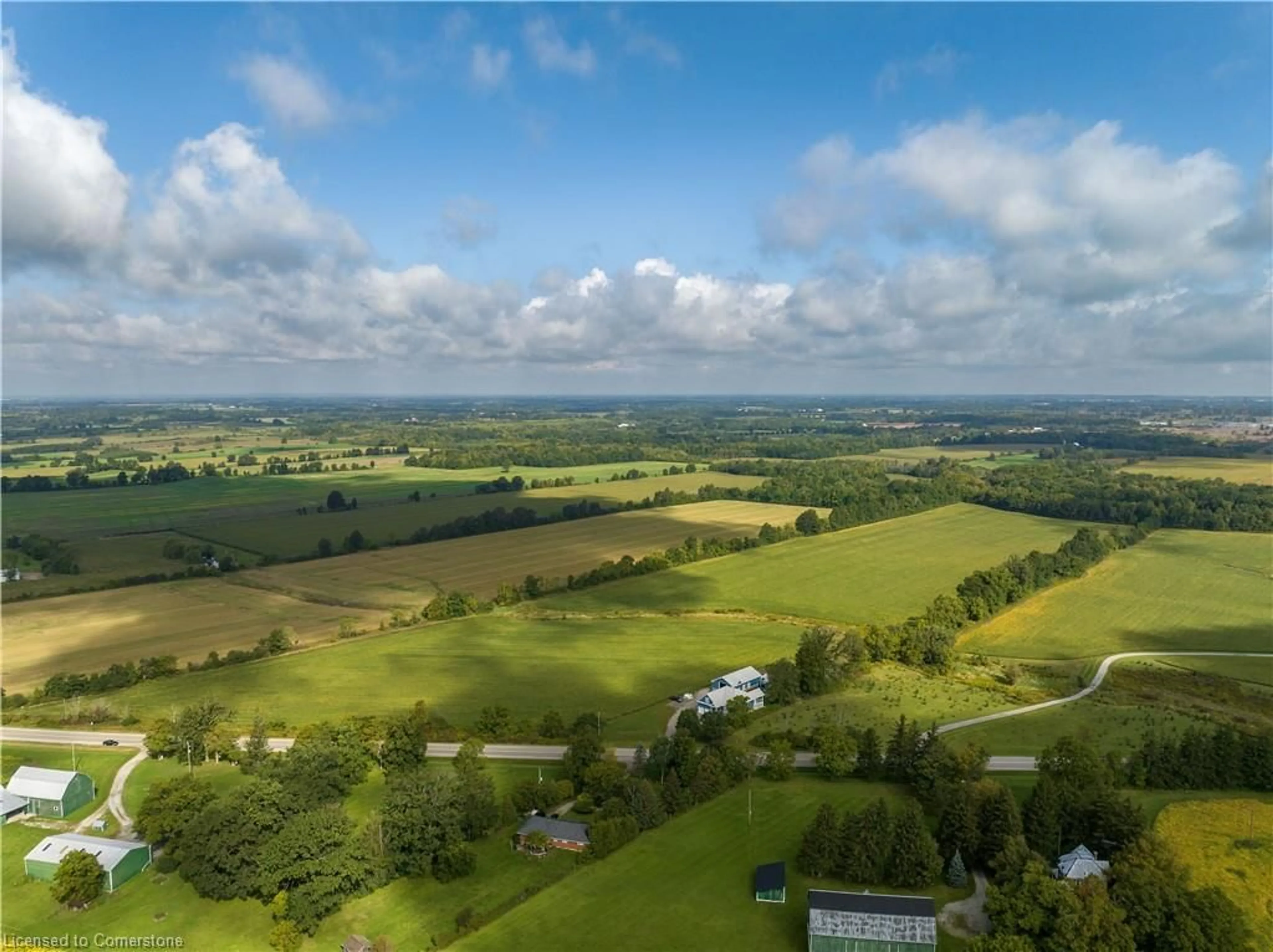 A pic from outside/outdoor area/front of a property/back of a property/a pic from drone, unknown for 1358 #54 Hwy, Caledonia Ontario N3W 2G9