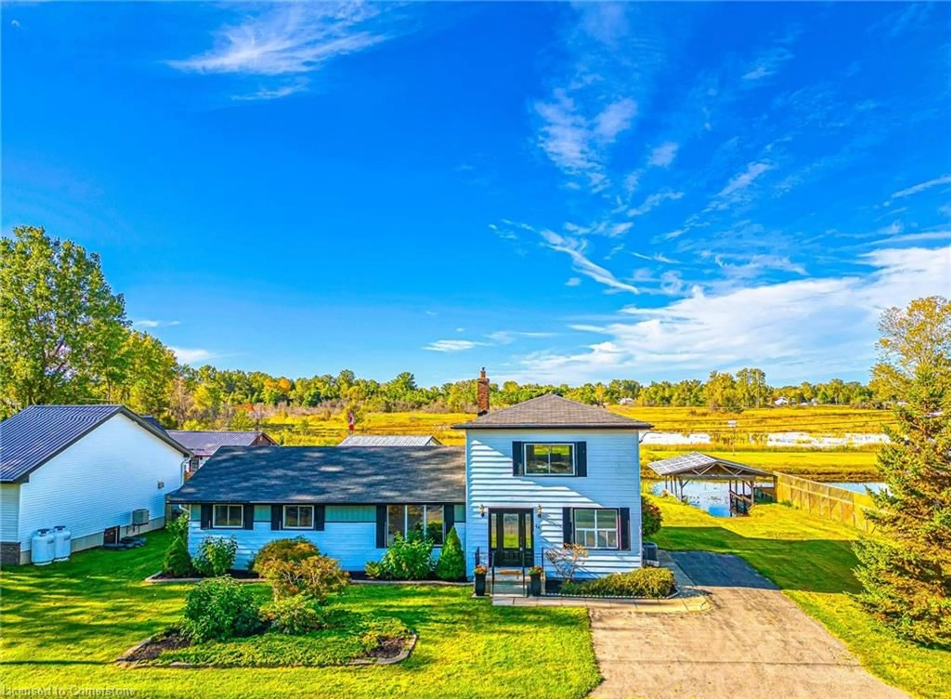 Frontside or backside of a home for 44 Old Cut Blvd, Long Point Ontario N0E 1M0