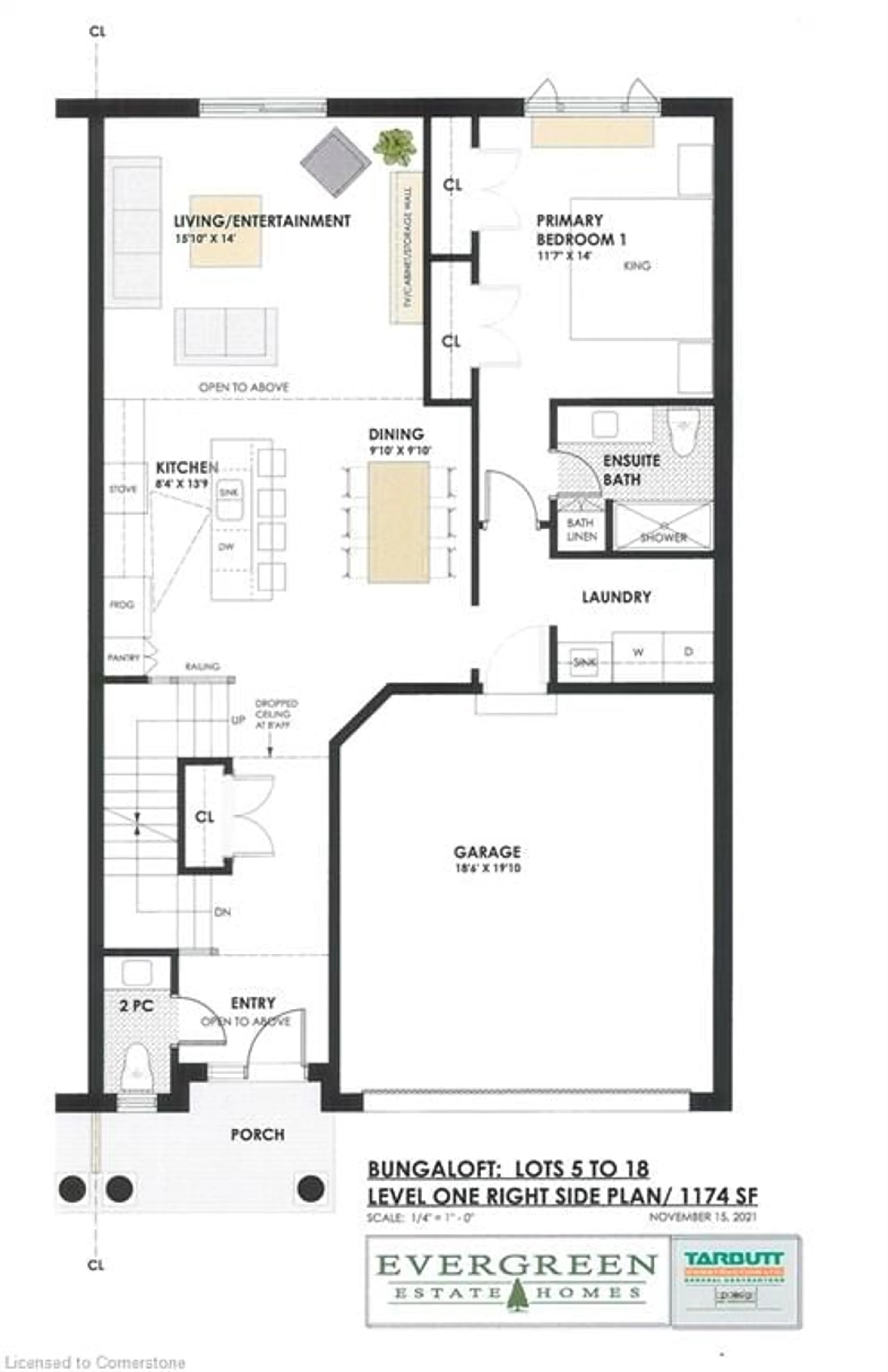 Floor plan for 9&11 Kerman Ave #14, Grimsby Ontario L3M 5M6