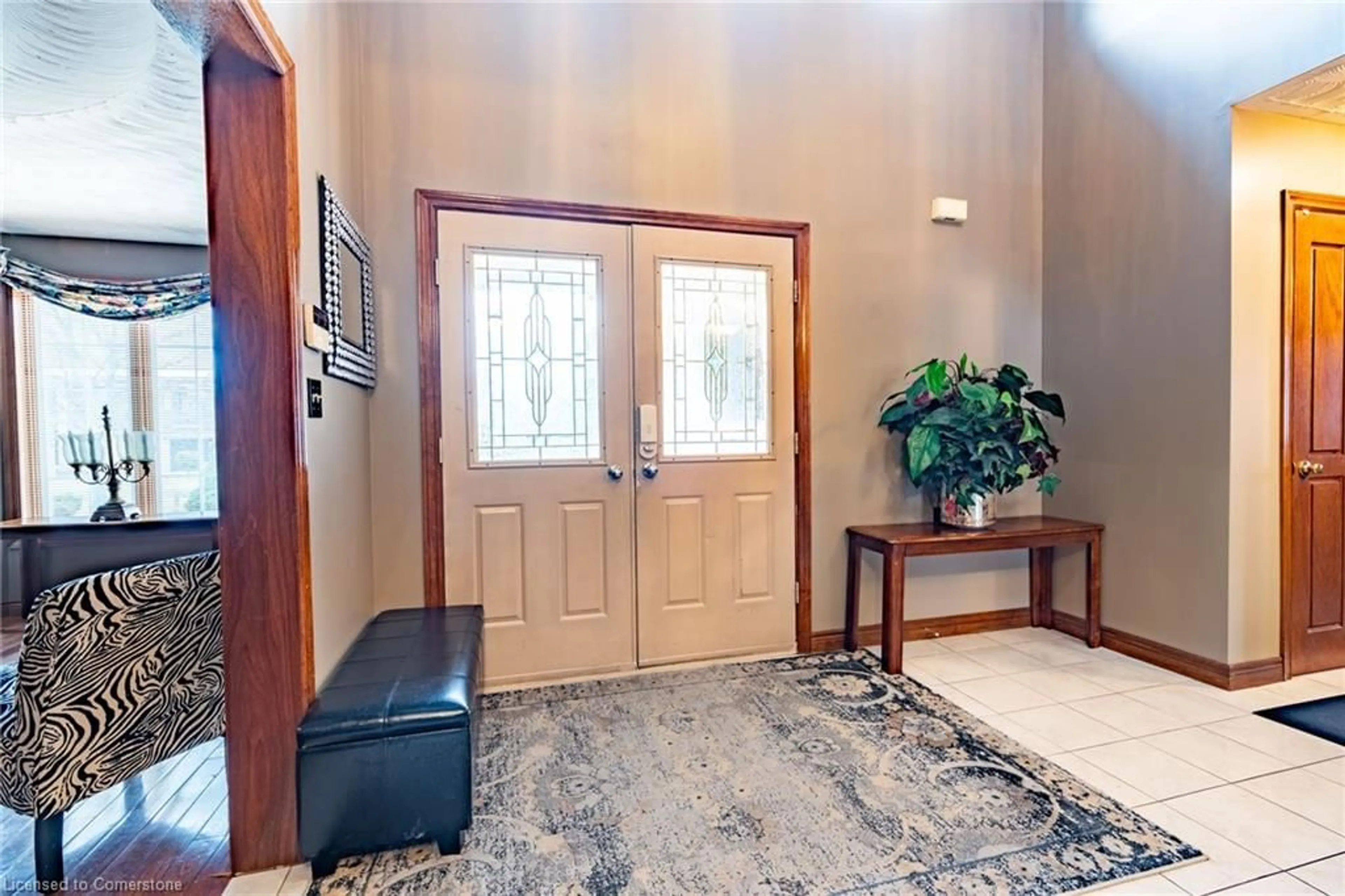 Indoor foyer, wood floors for 9 Sugarberry Crt, Stoney Creek Ontario L8E 5E6