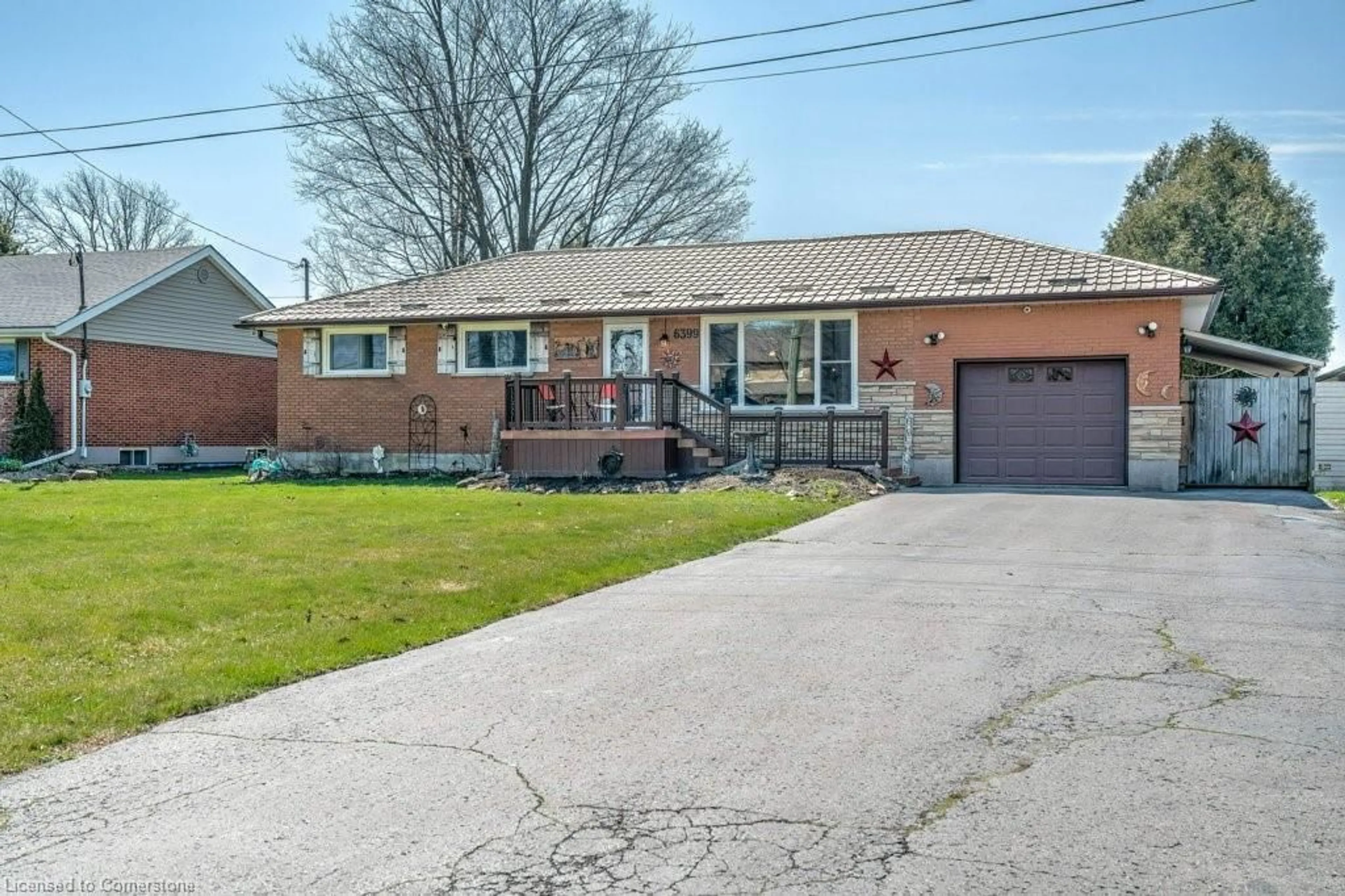 Home with brick exterior material, street for 6399 Dickenson Rd, Hamilton Ontario L0R 1P0