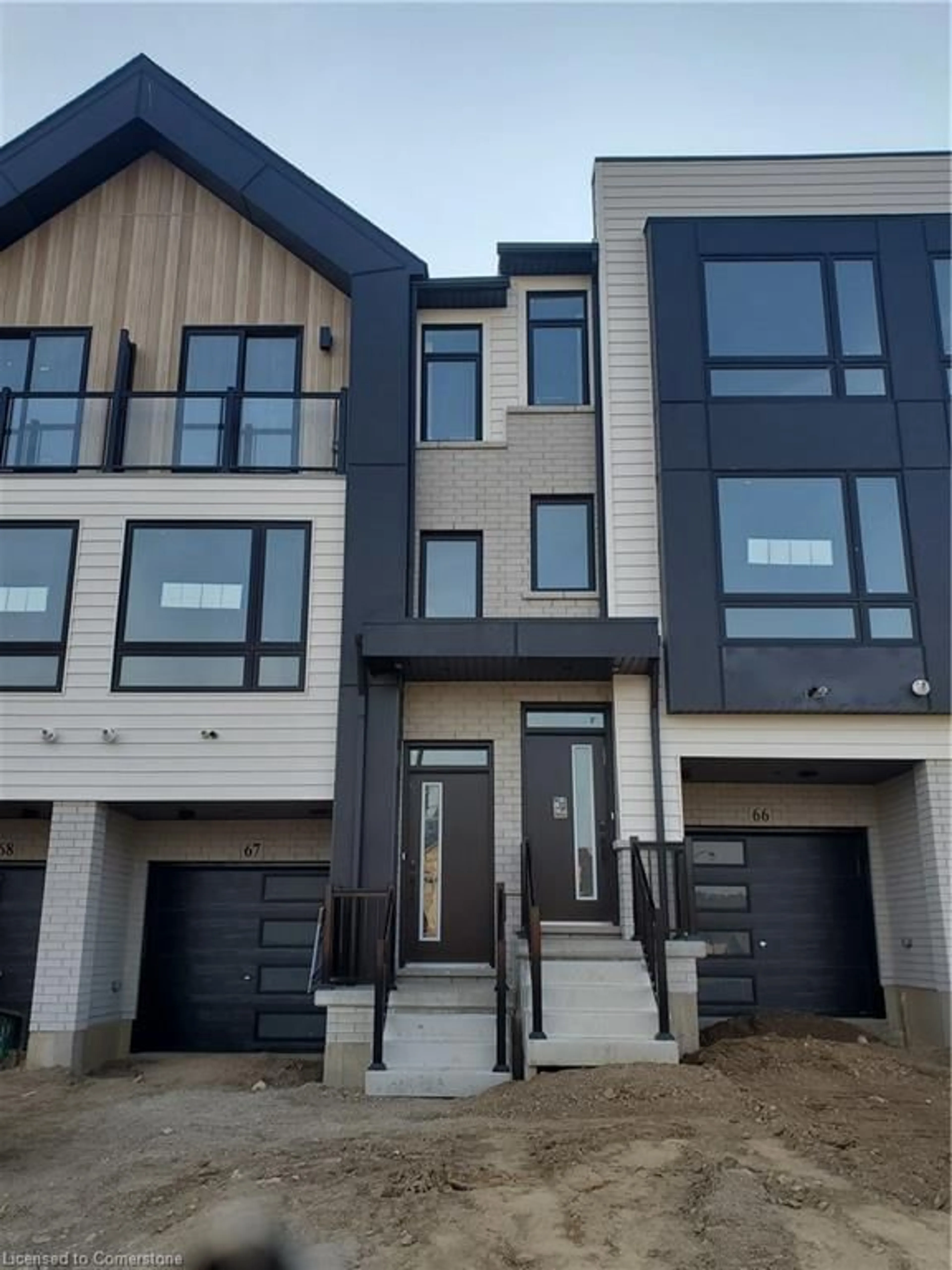 A pic from exterior of the house or condo, the front or back of building for 55 Tom Brown Dr #67, Paris Ontario N3L 0K3