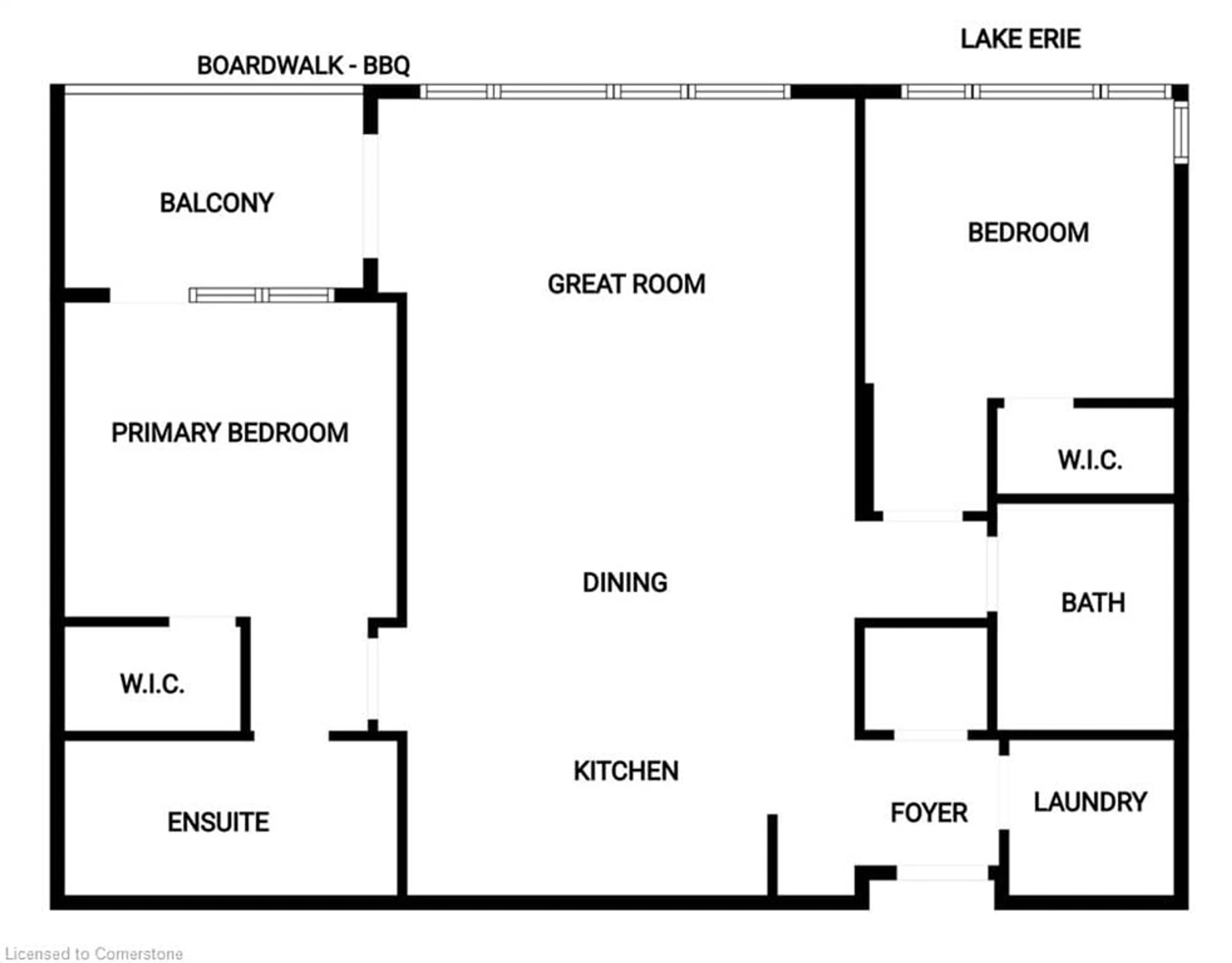 Floor plan for 38 Harbour St #303, Port Dover Ontario N0A 1N0