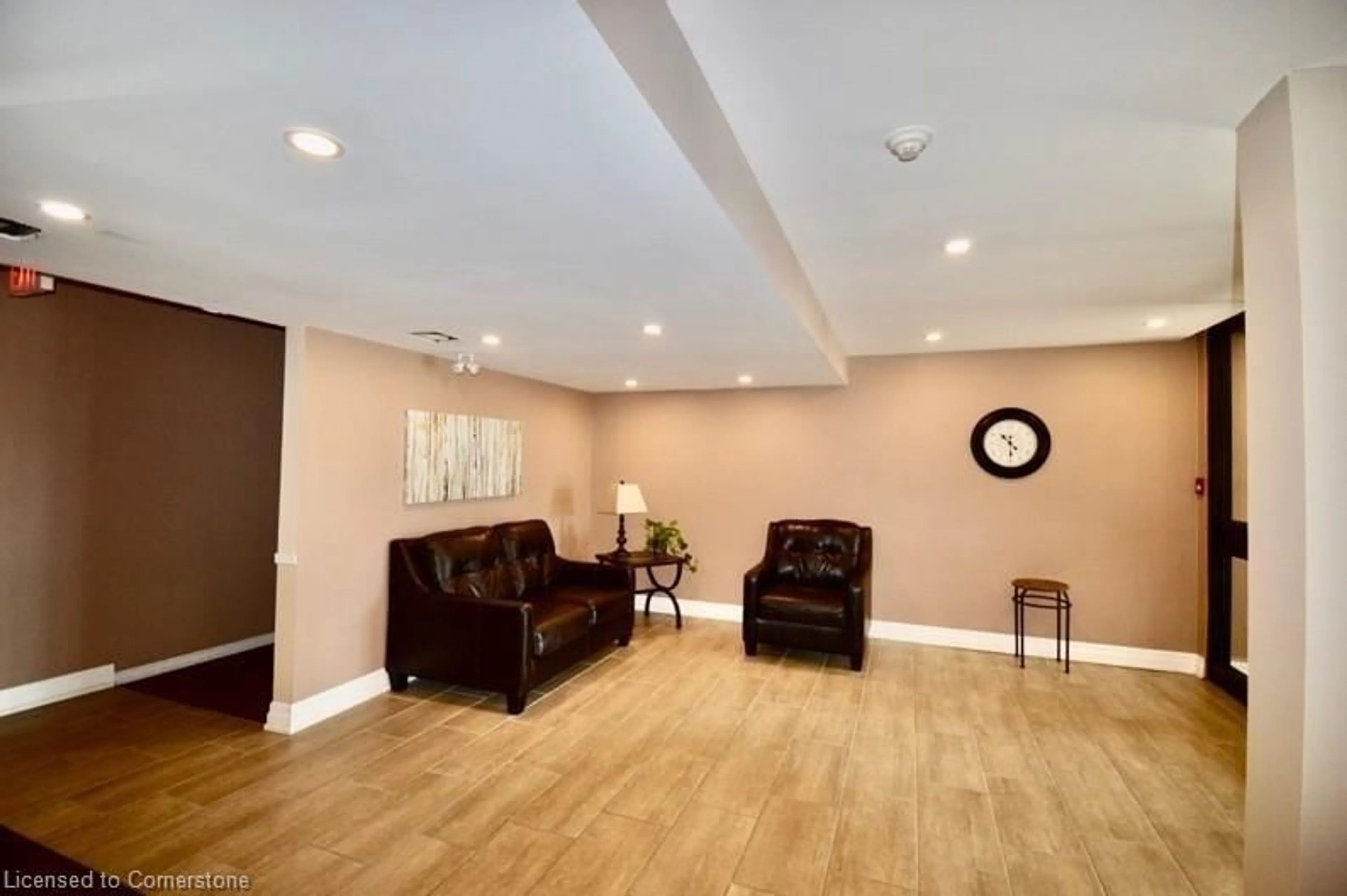 Indoor lobby, wood floors for 99 Donn Ave #704, Stoney Creek Ontario L8G 5B2