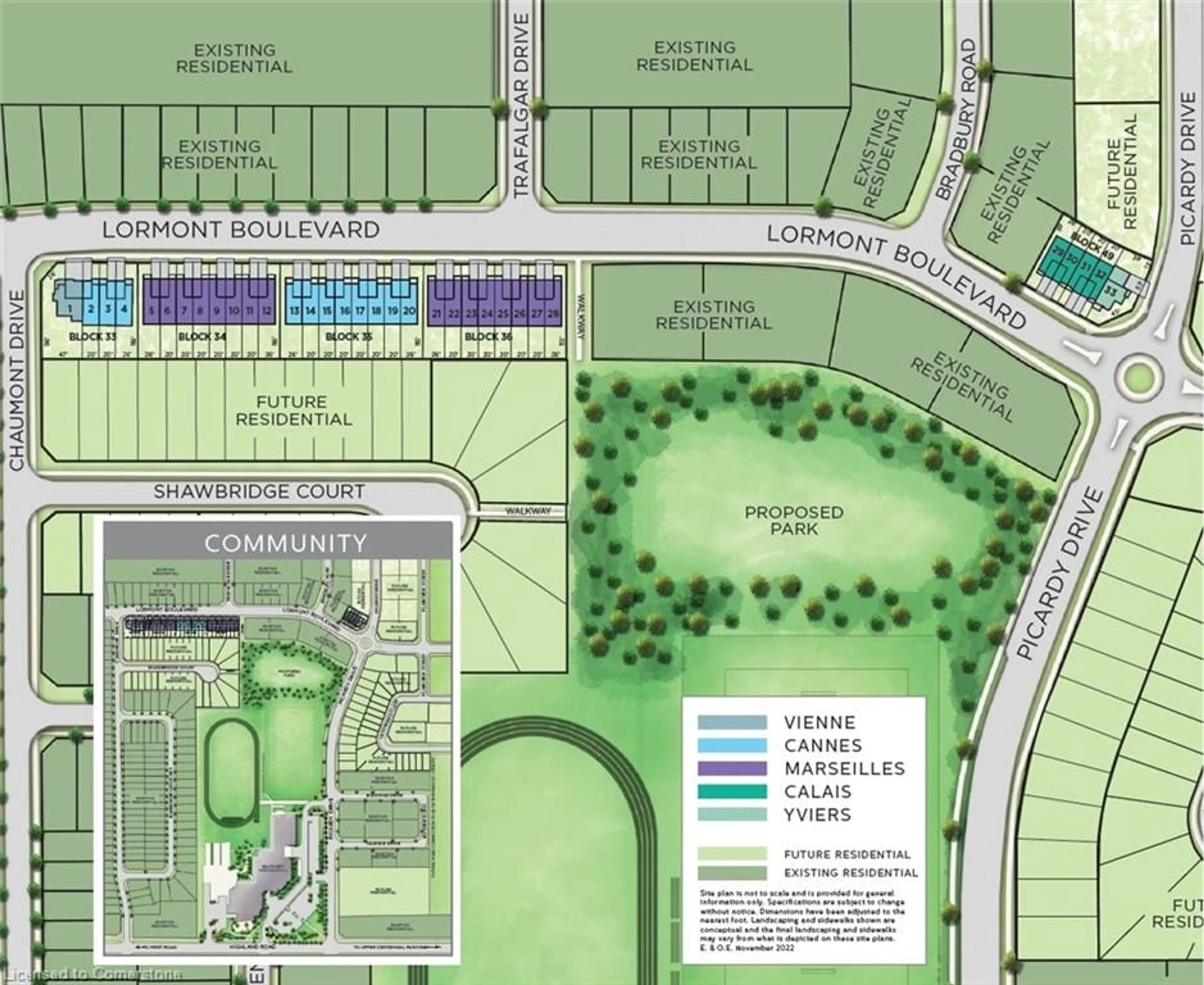 Picture of a map for 203 Lormont Blvd, Stoney Creek Ontario L8J 0K2