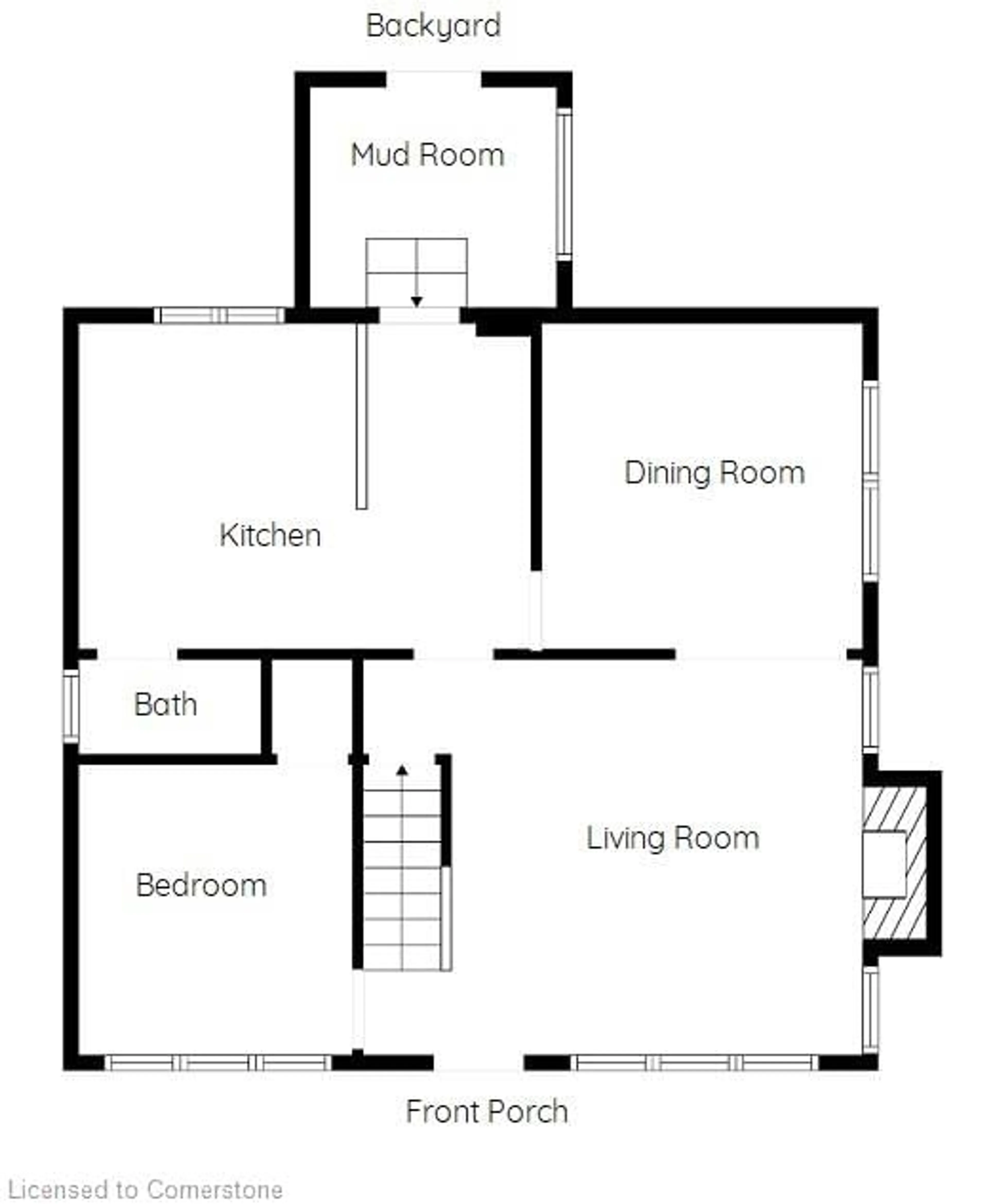 Floor plan for 493 Crosby Ave, Burlington Ontario L7R 2R6