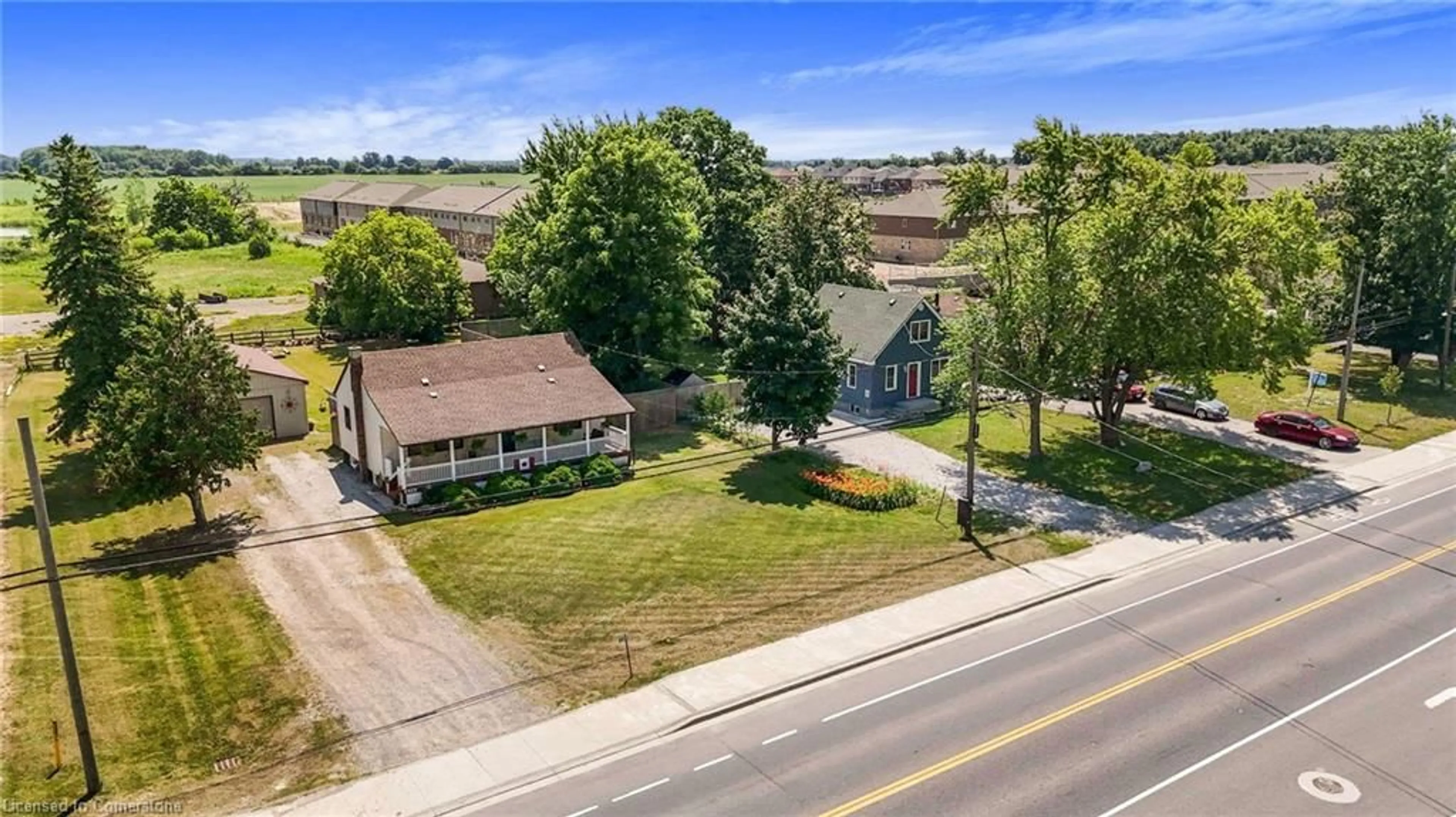 Frontside or backside of a home, the street view for 2323 56 Hwy, Binbrook Ontario L0R 1C0