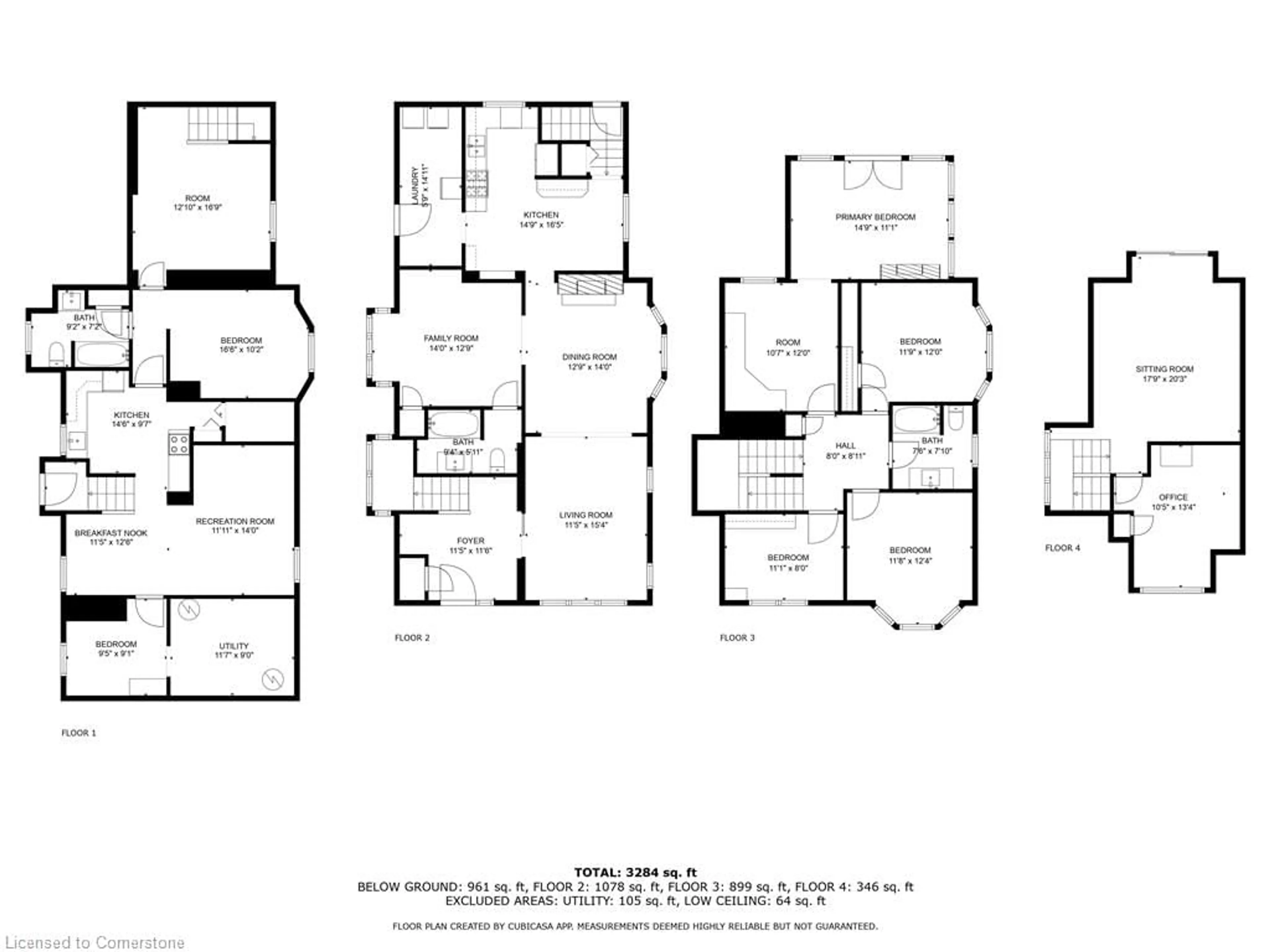 Floor plan for 98 Sherman Ave, Hamilton Ontario L8M 2P7