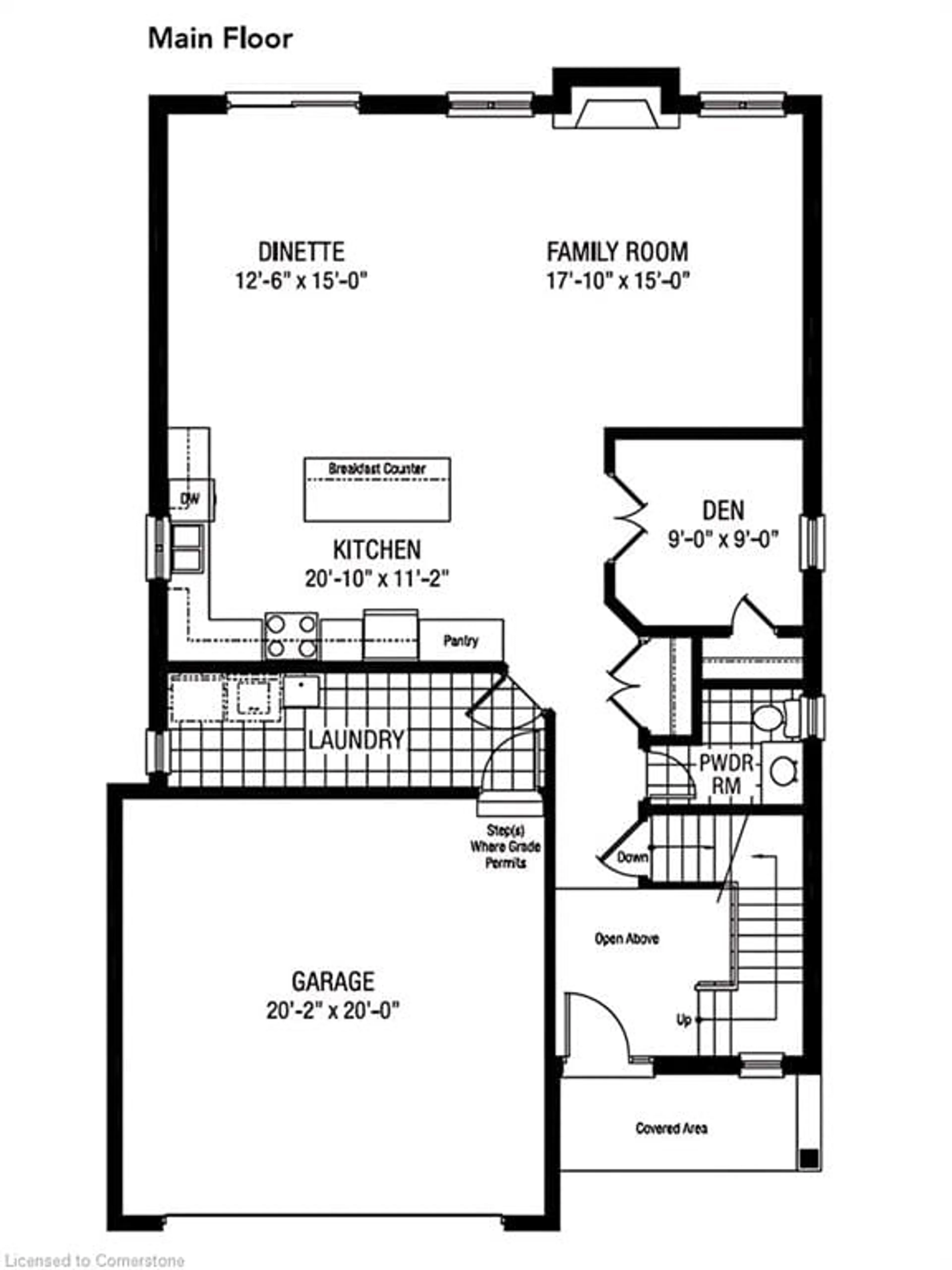 Floor plan for 155 Klein Cir, Ancaster Ontario L9K 0K3