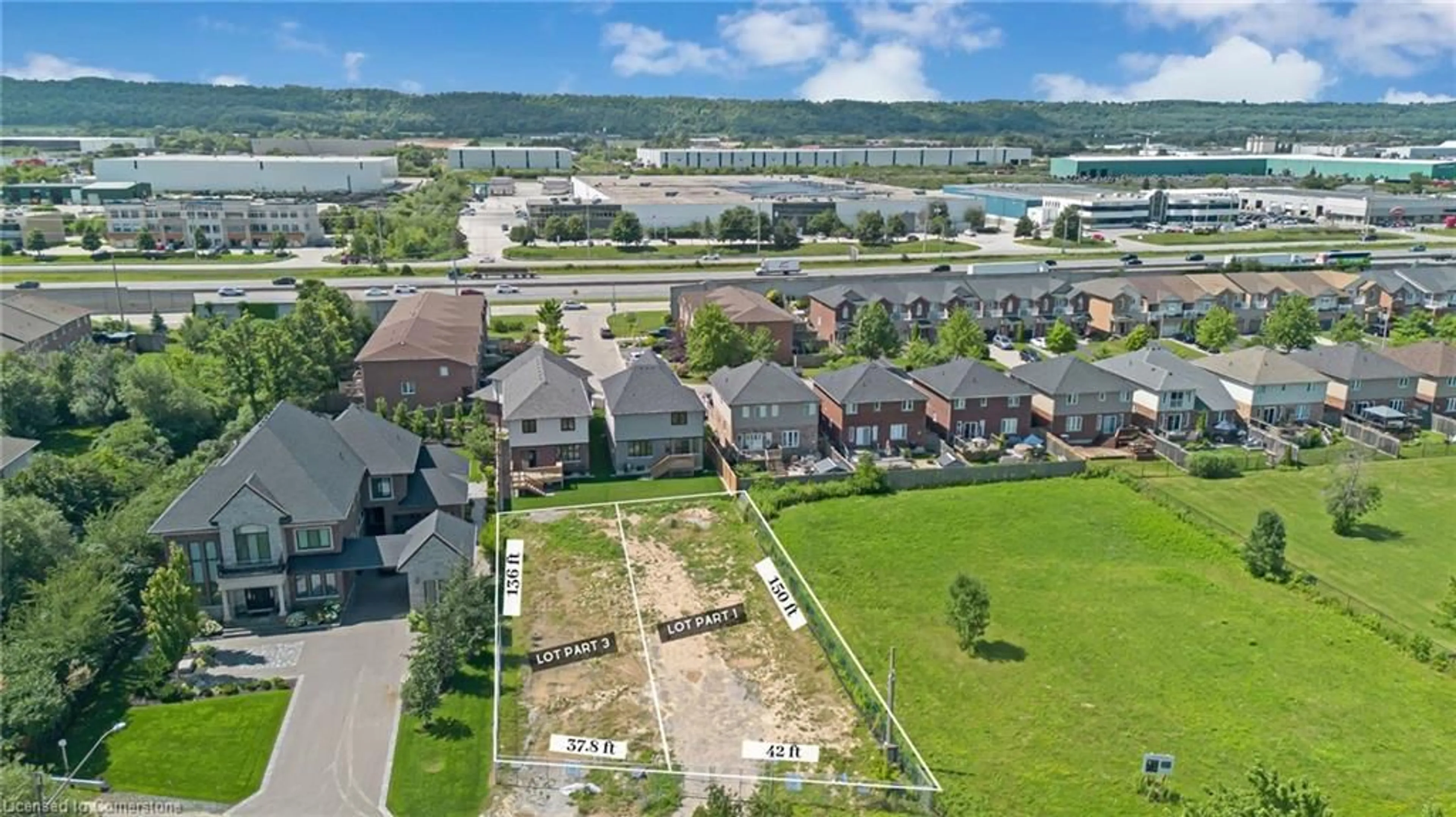 A pic from exterior of the house or condo, the fenced backyard for PART 3 Seabreeze Cres, Stoney Creek Ontario L8E 0A6