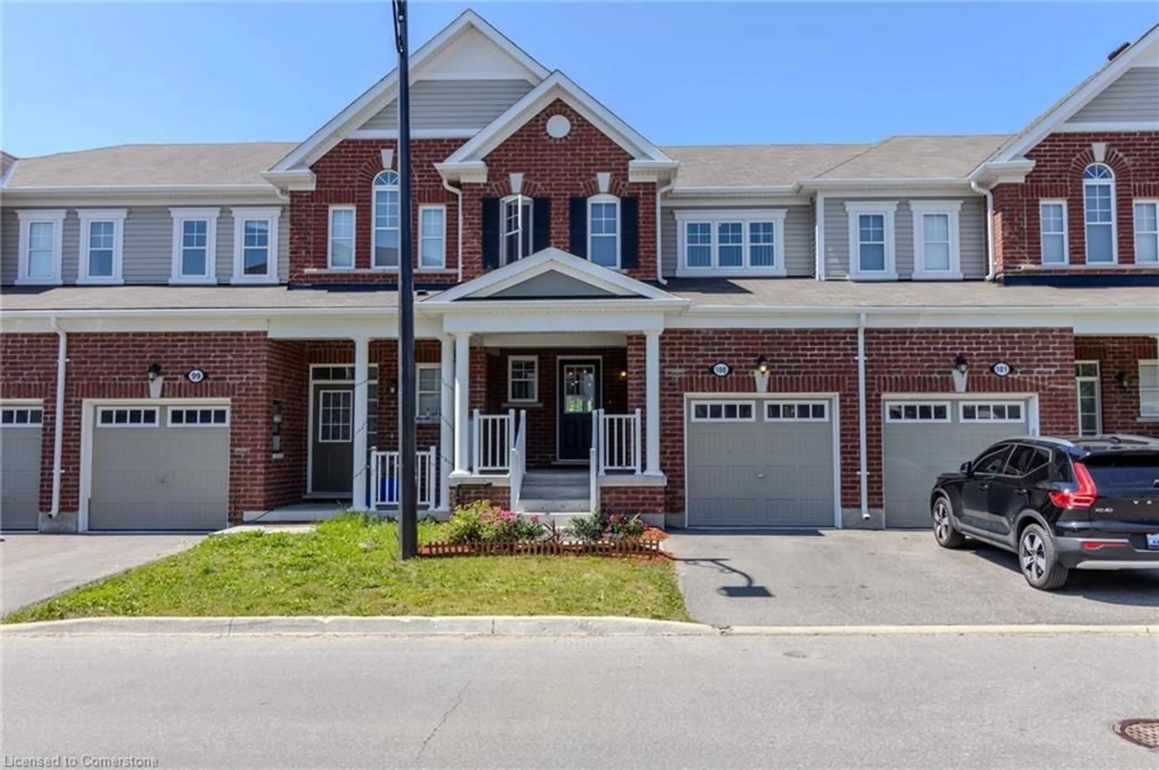 A pic from exterior of the house or condo, the street view for 143 Ridge Rd #100, Cambridge Ontario N2E 0E1