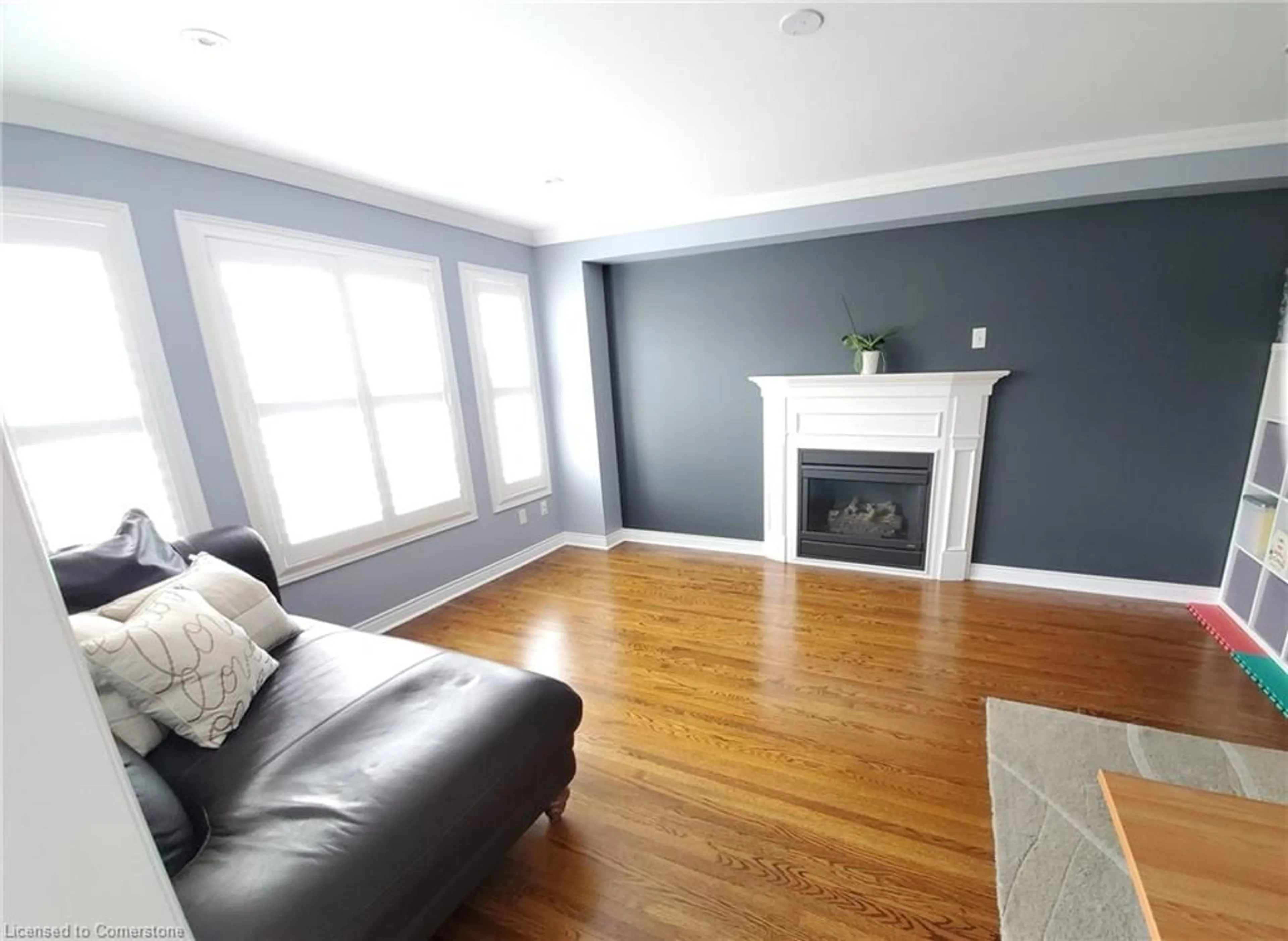 Living room, wood floors for 12 Ernest Biason Blvd, Bolton Ontario L7E 2J4