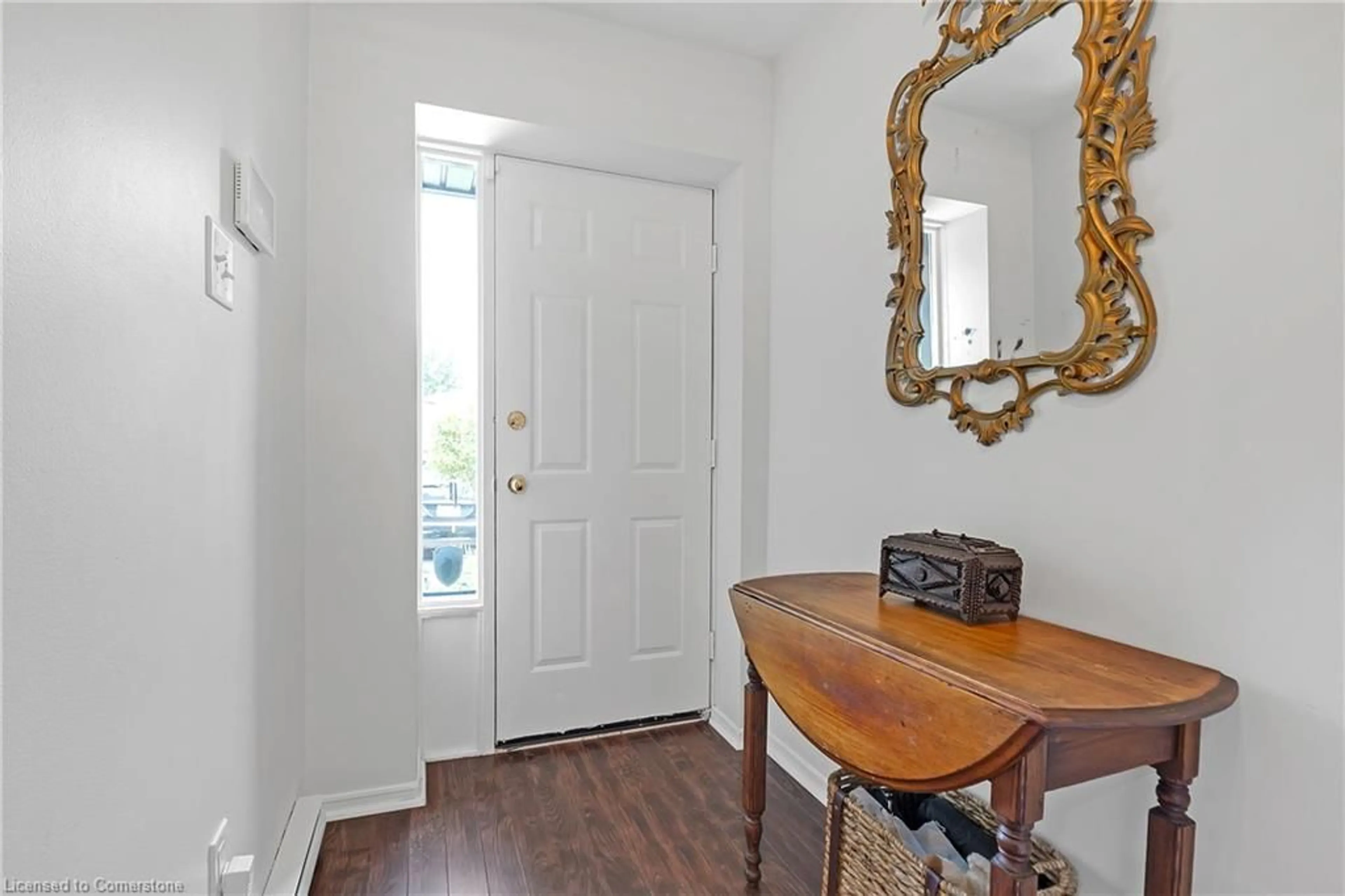 Indoor entryway, wood floors for 23 Macaulay St #3, Hamilton Ontario L8L 1E6