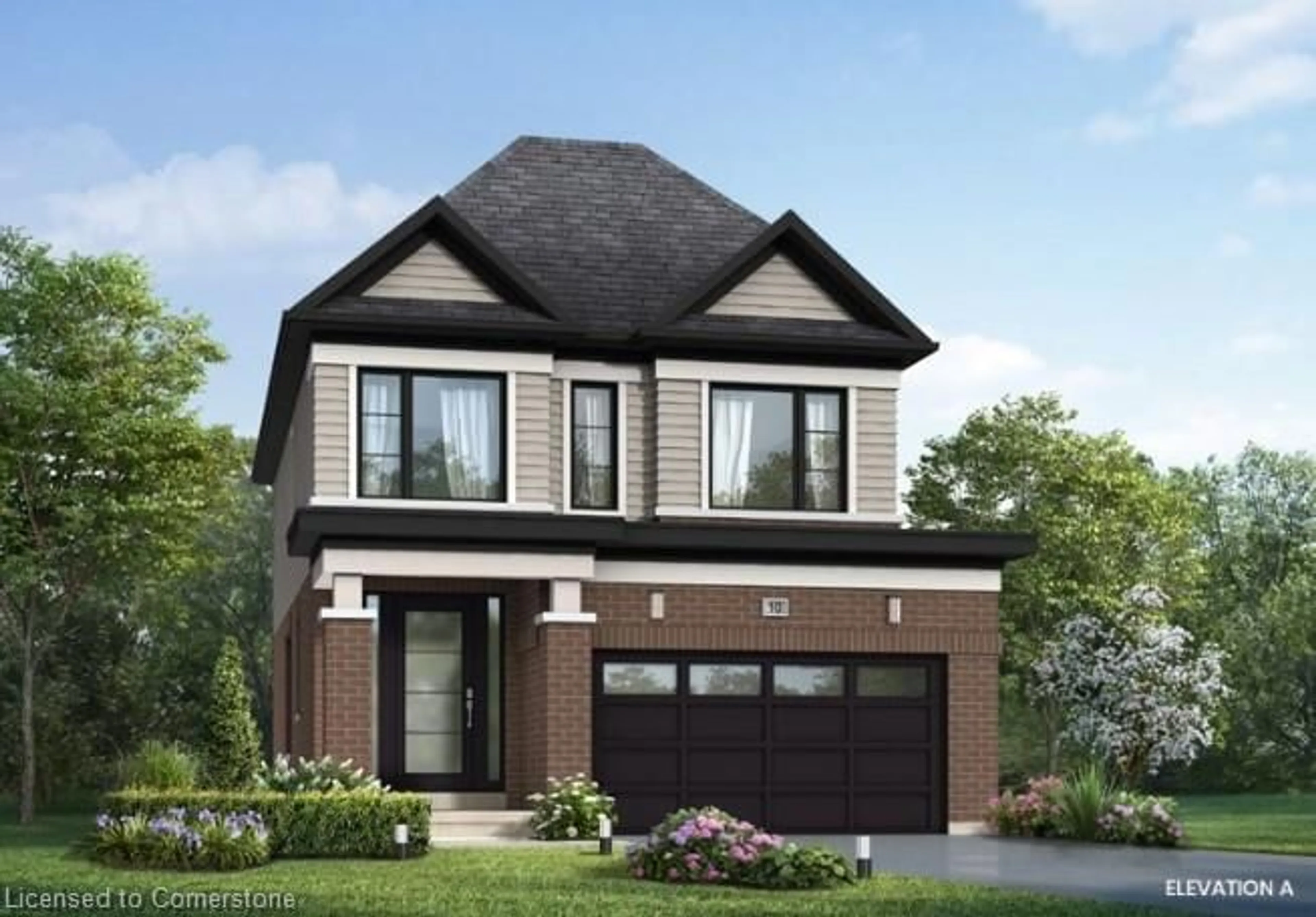 Home with brick exterior material for 7 Soules Sq, Binbrook Ontario L0R 1C0