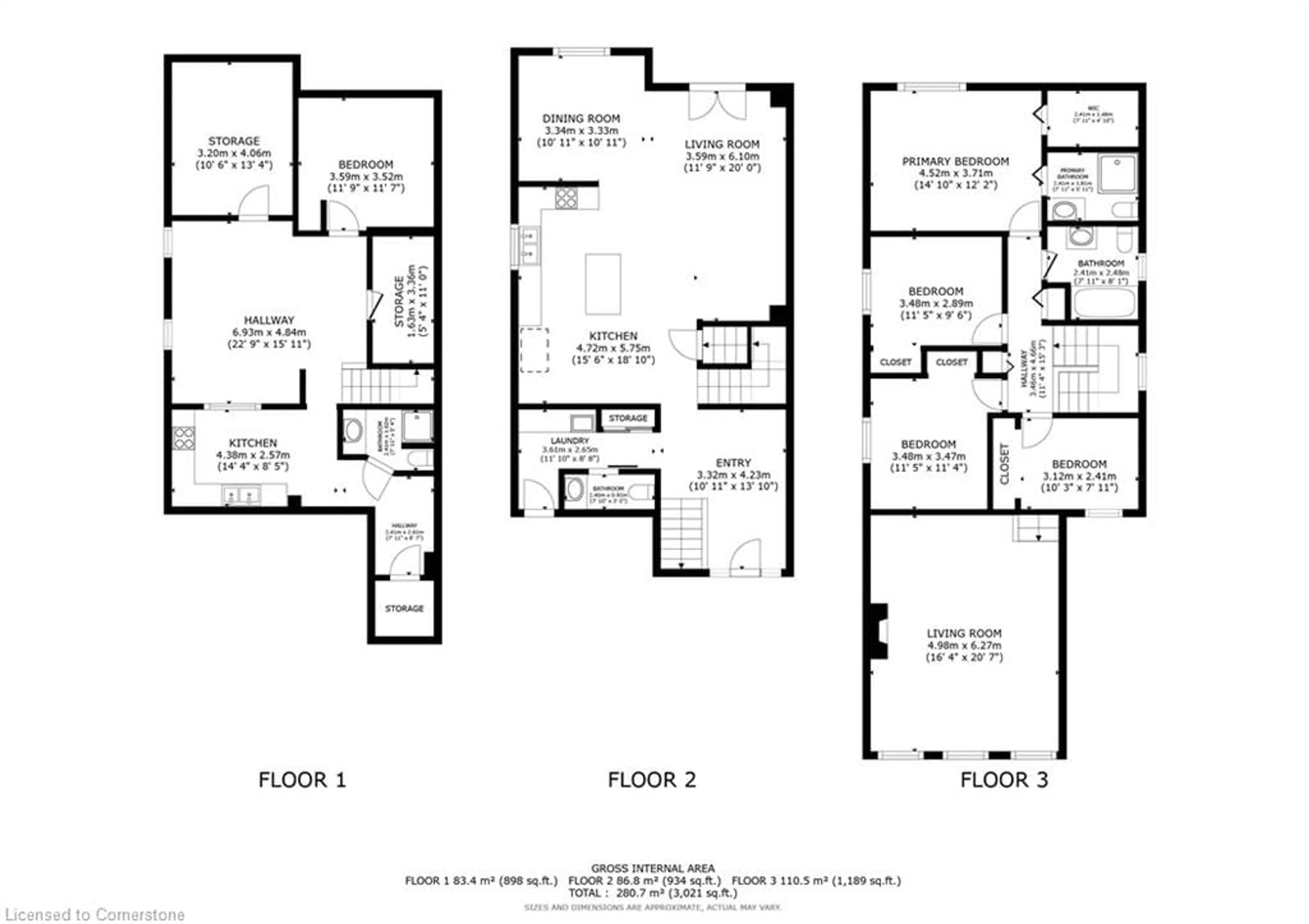 Floor plan for 24 Spartan Ave, Stoney Creek Ontario L8E 4M7