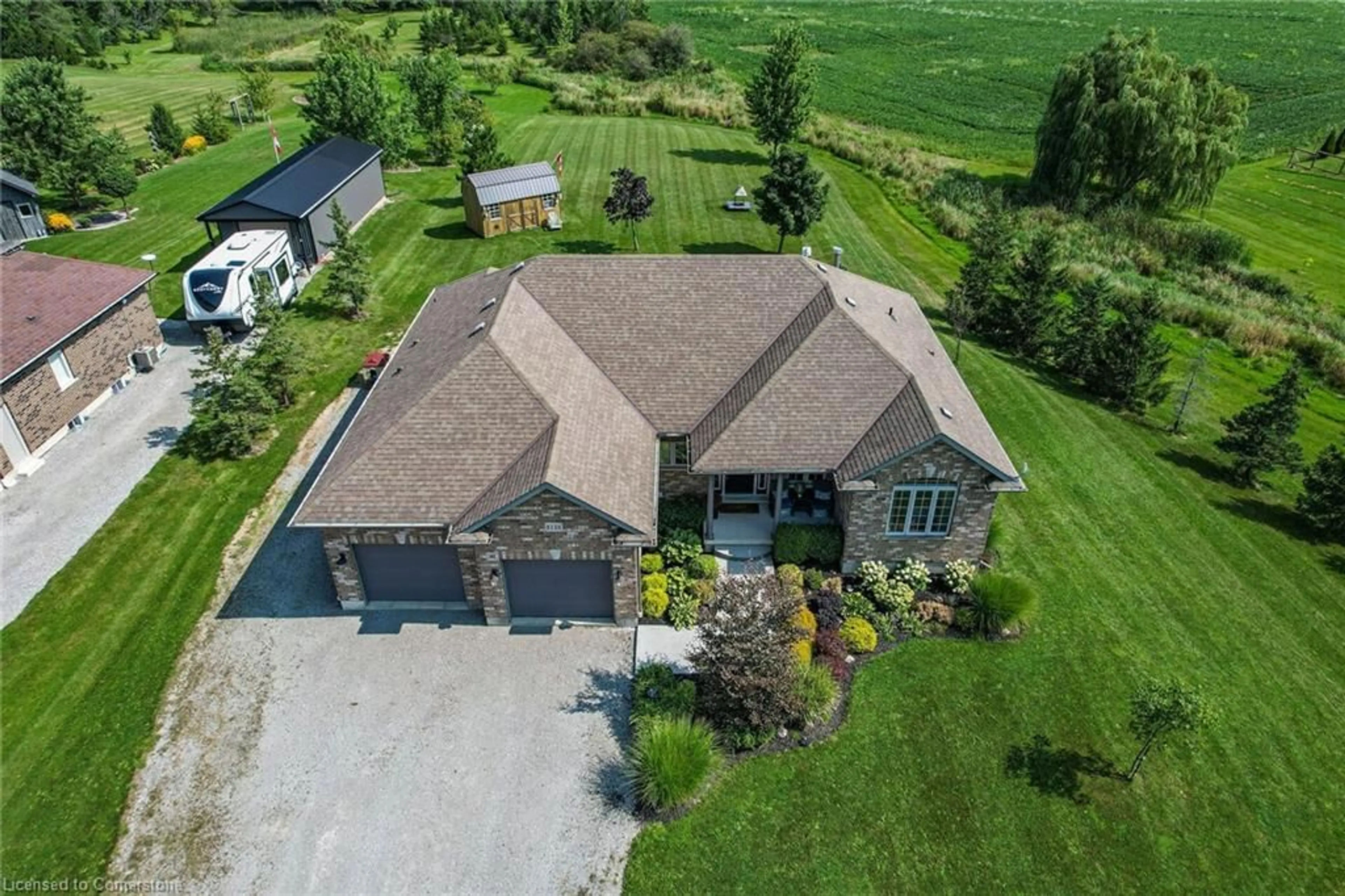 Frontside or backside of a home, cottage for 8138 Canborough Rd, Dunnville Ontario N1A 2W1