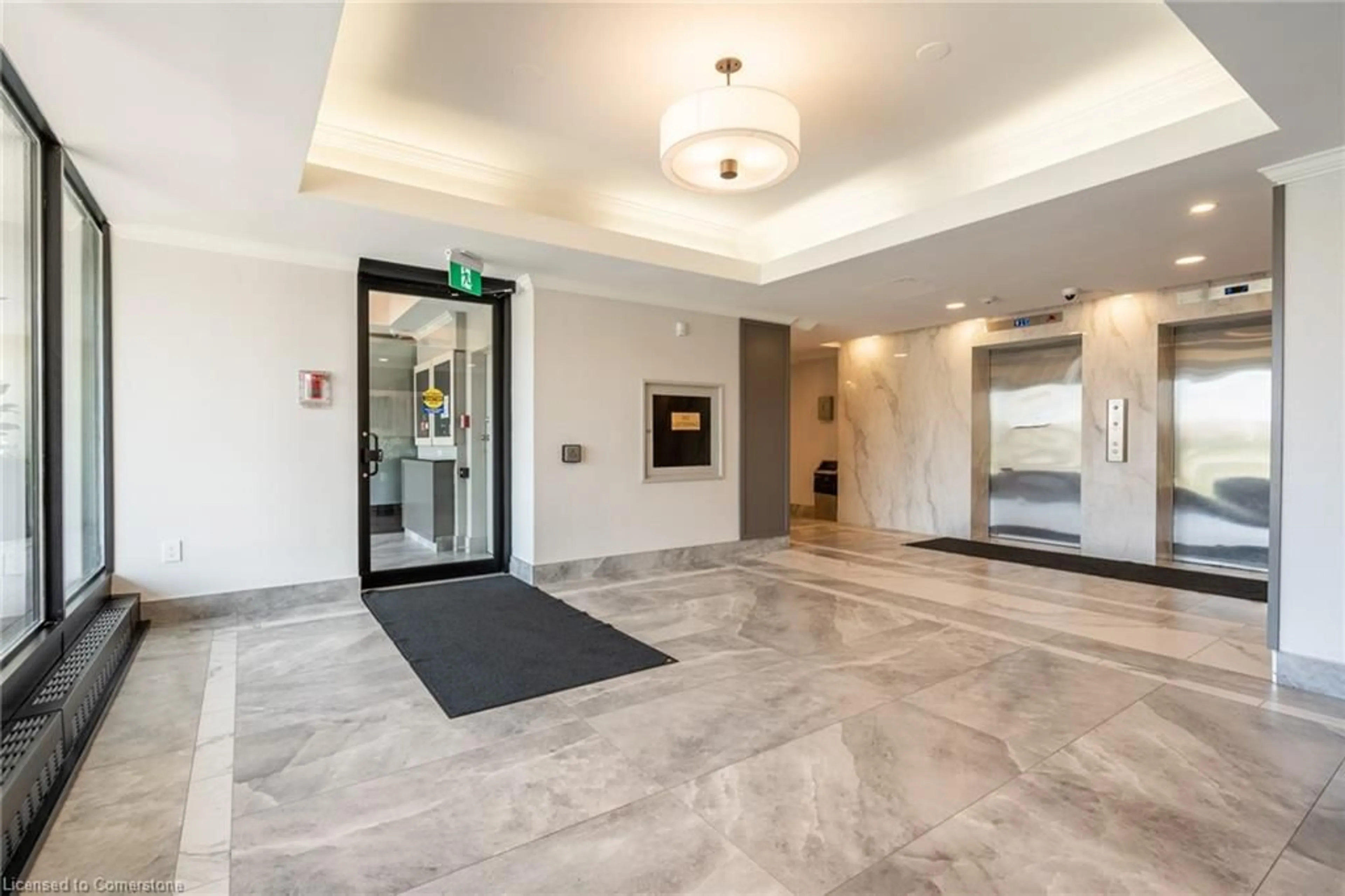 Indoor lobby, cement floor for 2900 Battleford Rd #504, Mississauga Ontario L5N 2V9