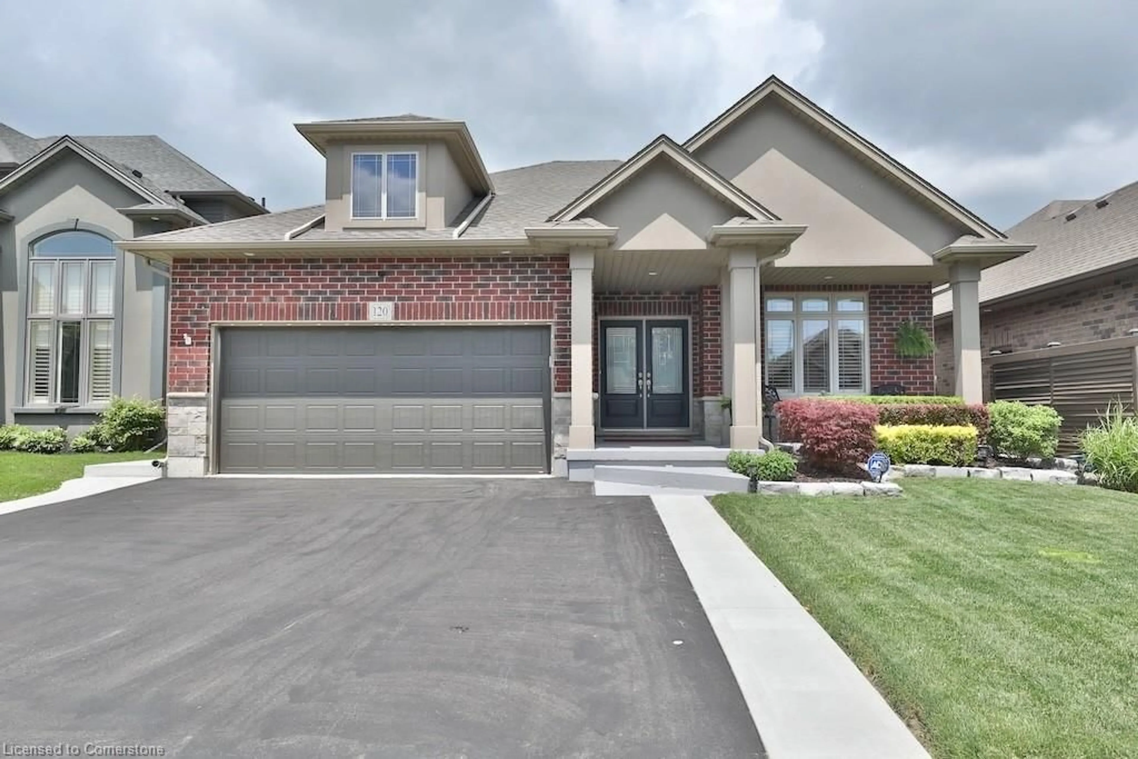 Home with brick exterior material for 120 Creekside Dr, Welland Ontario L3C 0B4