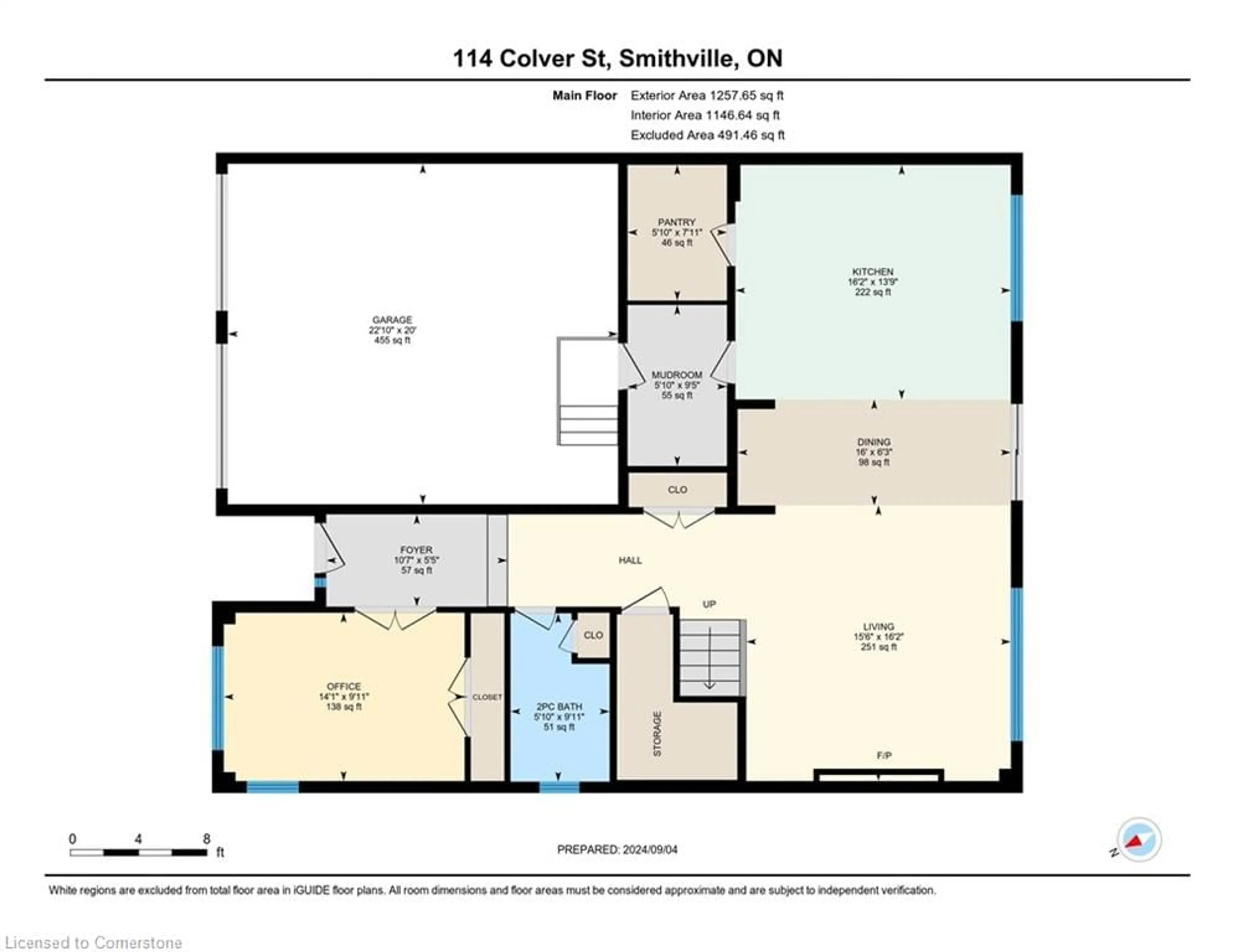 Floor plan for 114 Colver St, Smithville Ontario L0R 2A0