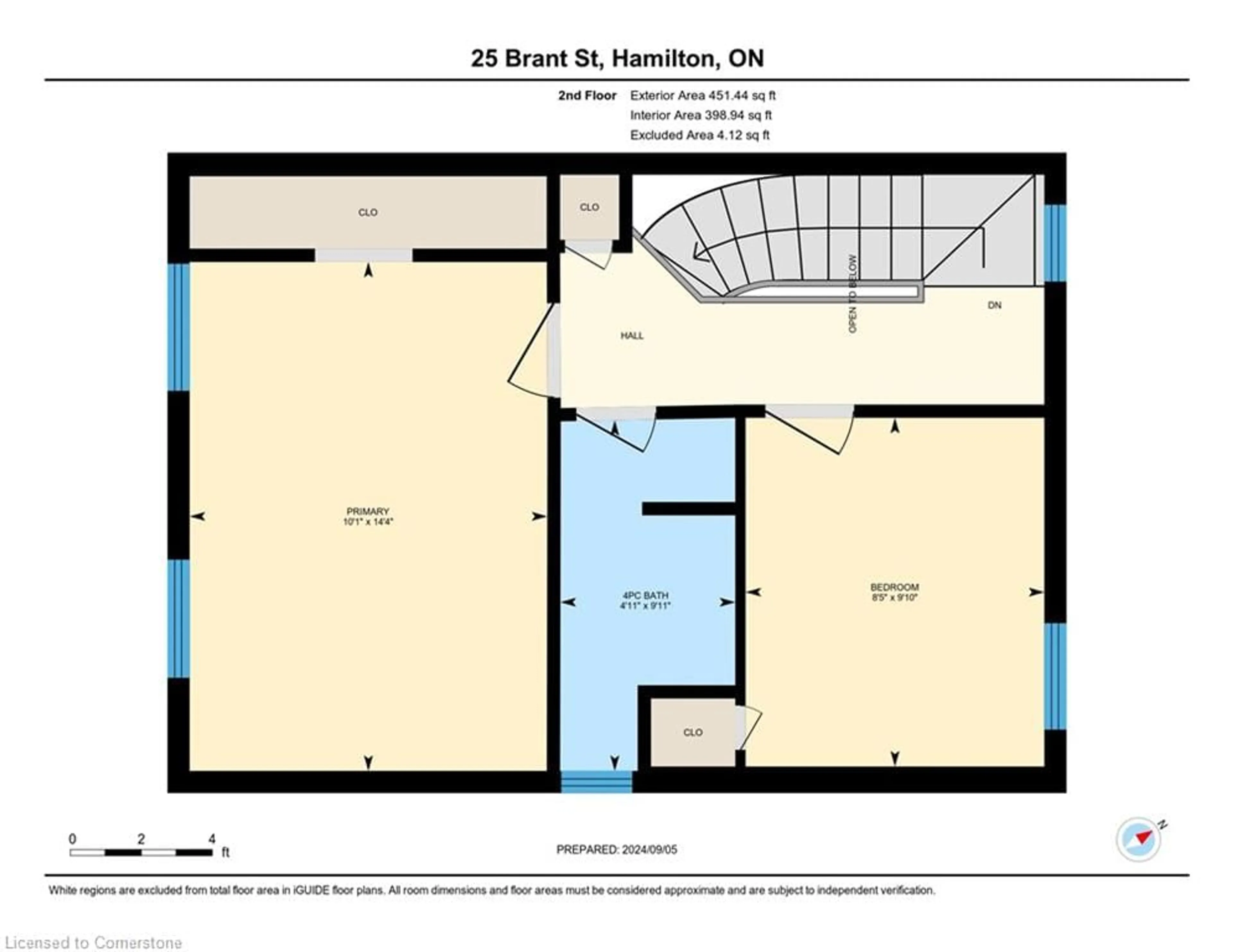 Floor plan for 25 Brant St, Hamilton Ontario L8L 4C5