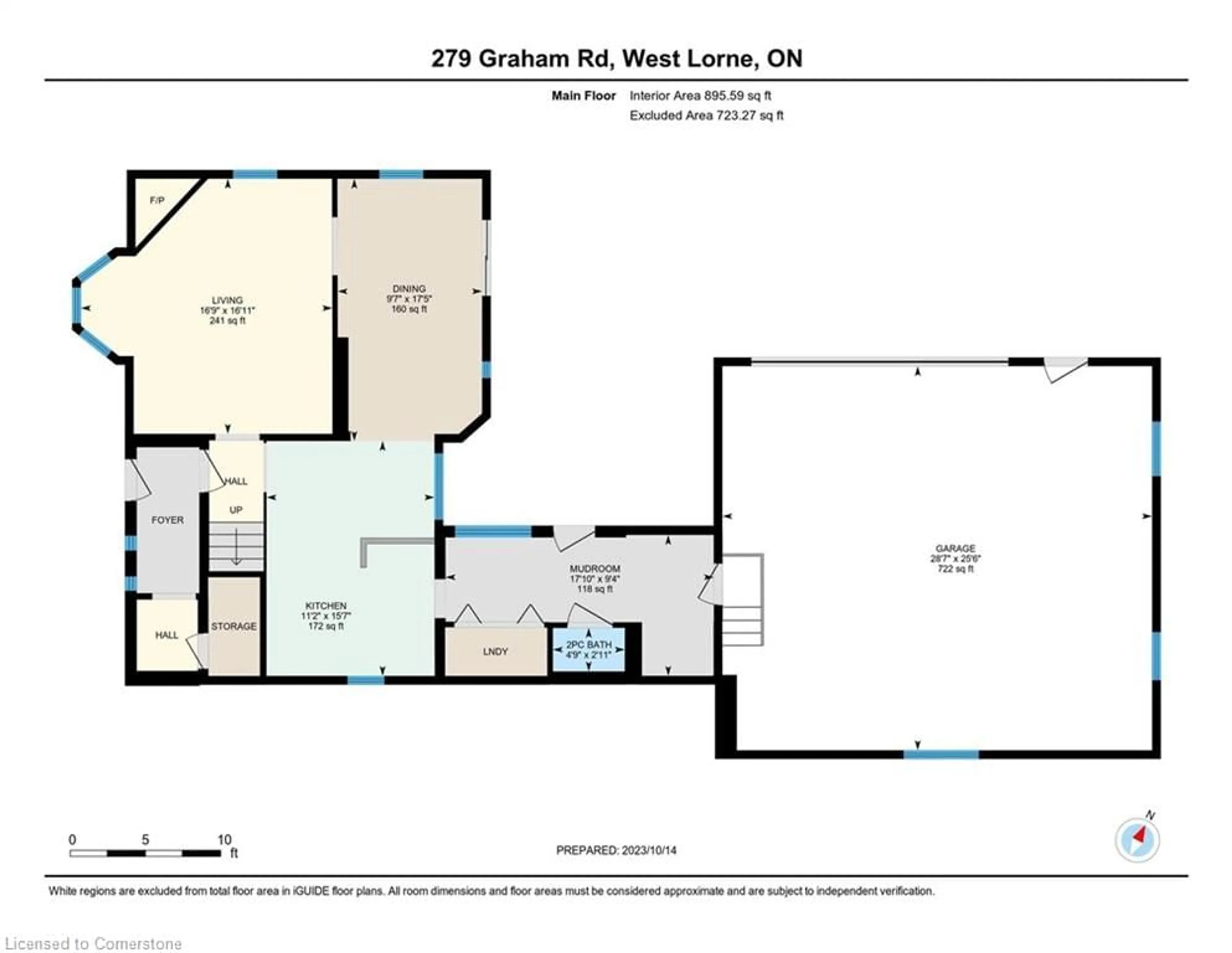 Floor plan for 279 Graham Rd, West Lorne Ontario N0L 2P0