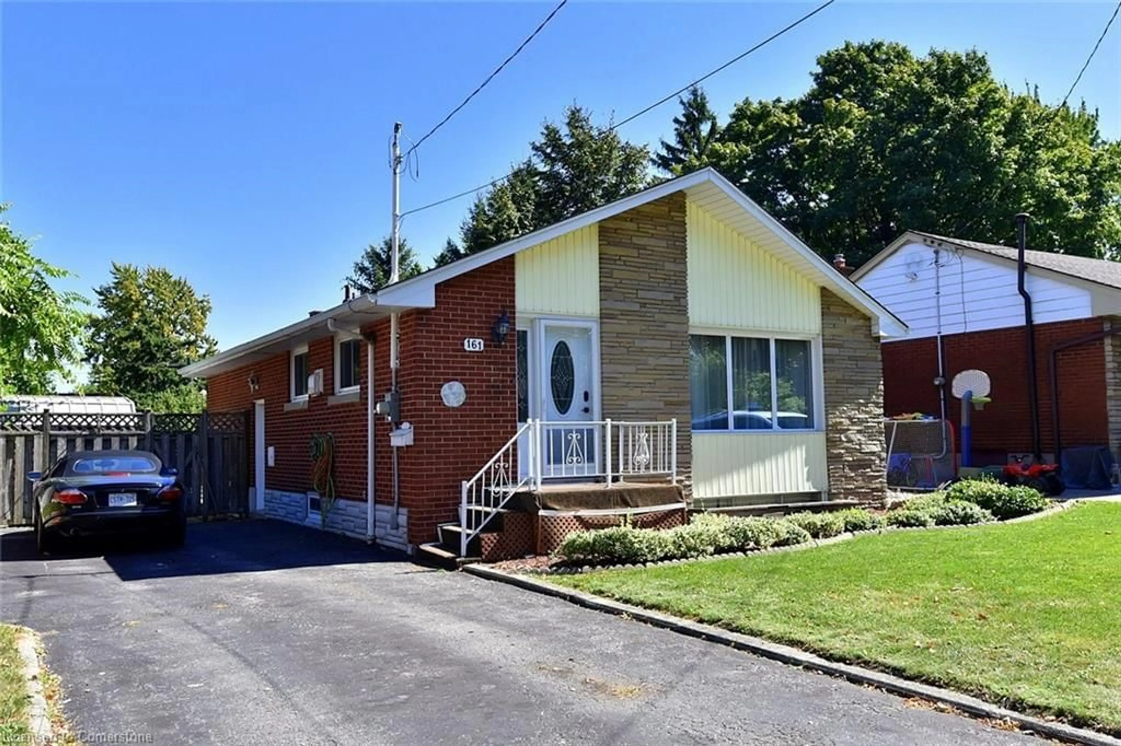 Home with brick exterior material, street for 161 Kings Forest Dr, Hamilton Ontario L8T 4K2