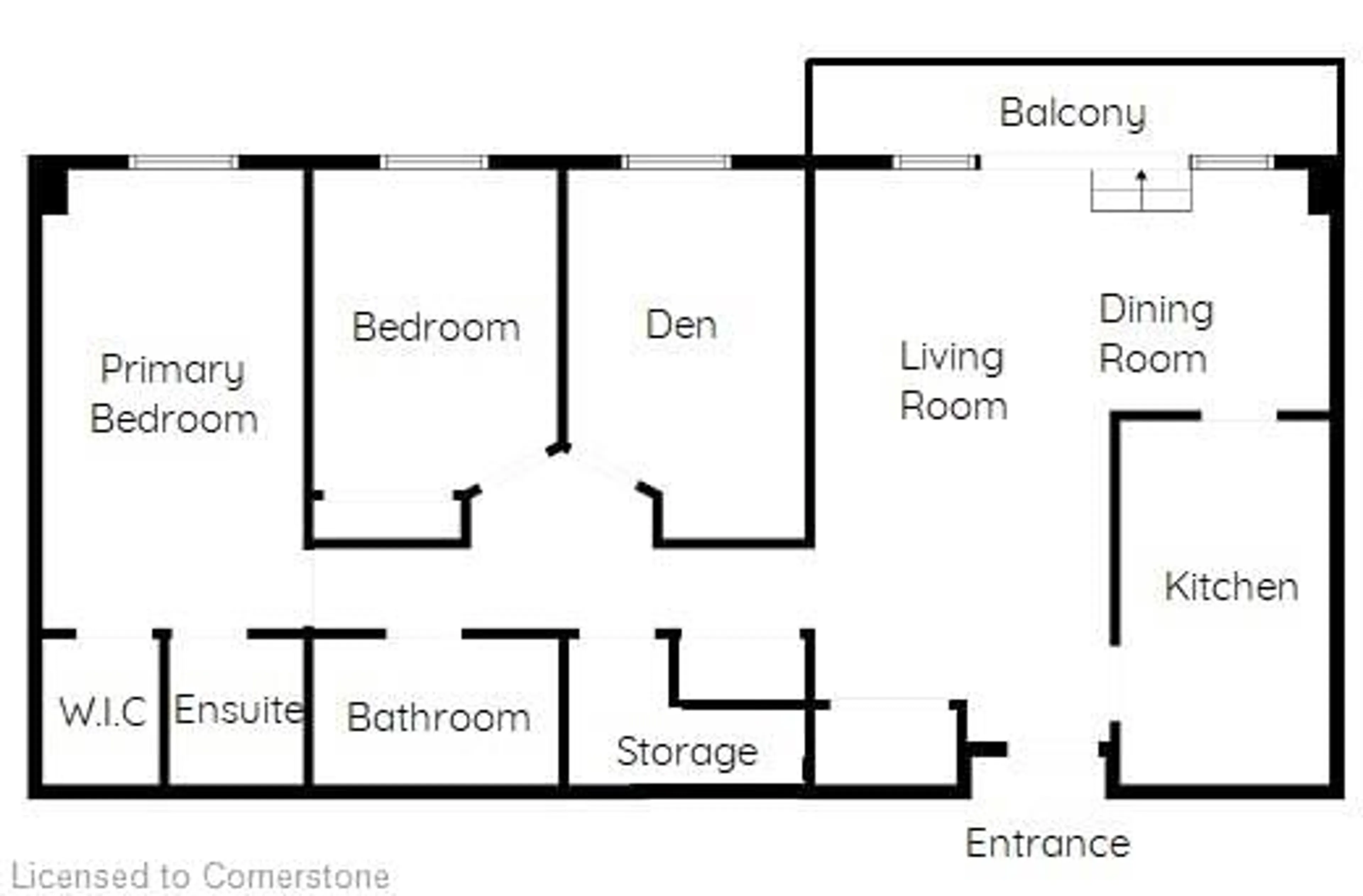 Floor plan for 1968 Main St #101, Hamilton Ontario L8S 1J7