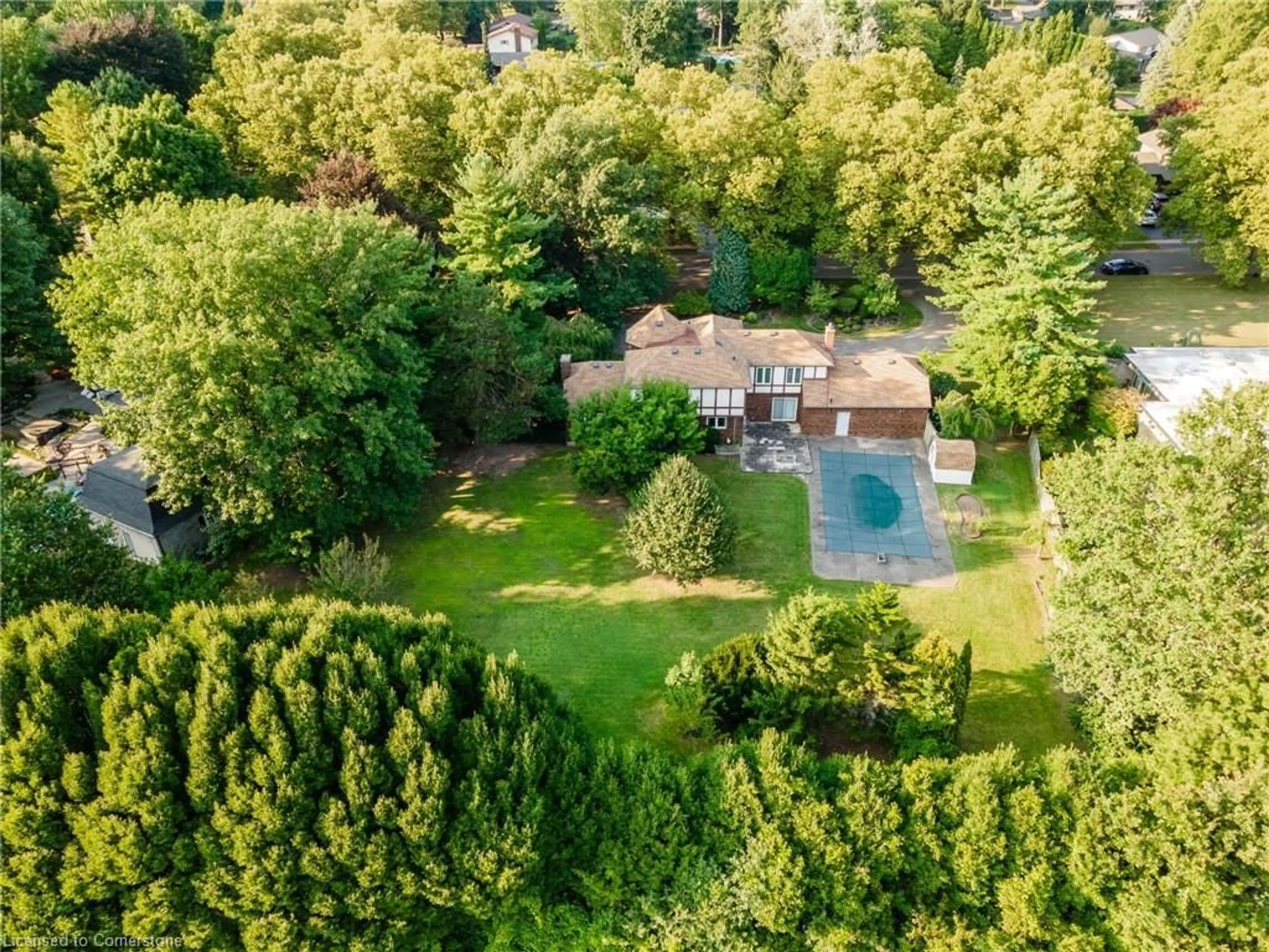 Frontside or backside of a home, the fenced backyard for 7072 Mcmillan Dr, Niagara Falls Ontario L2G 2N4