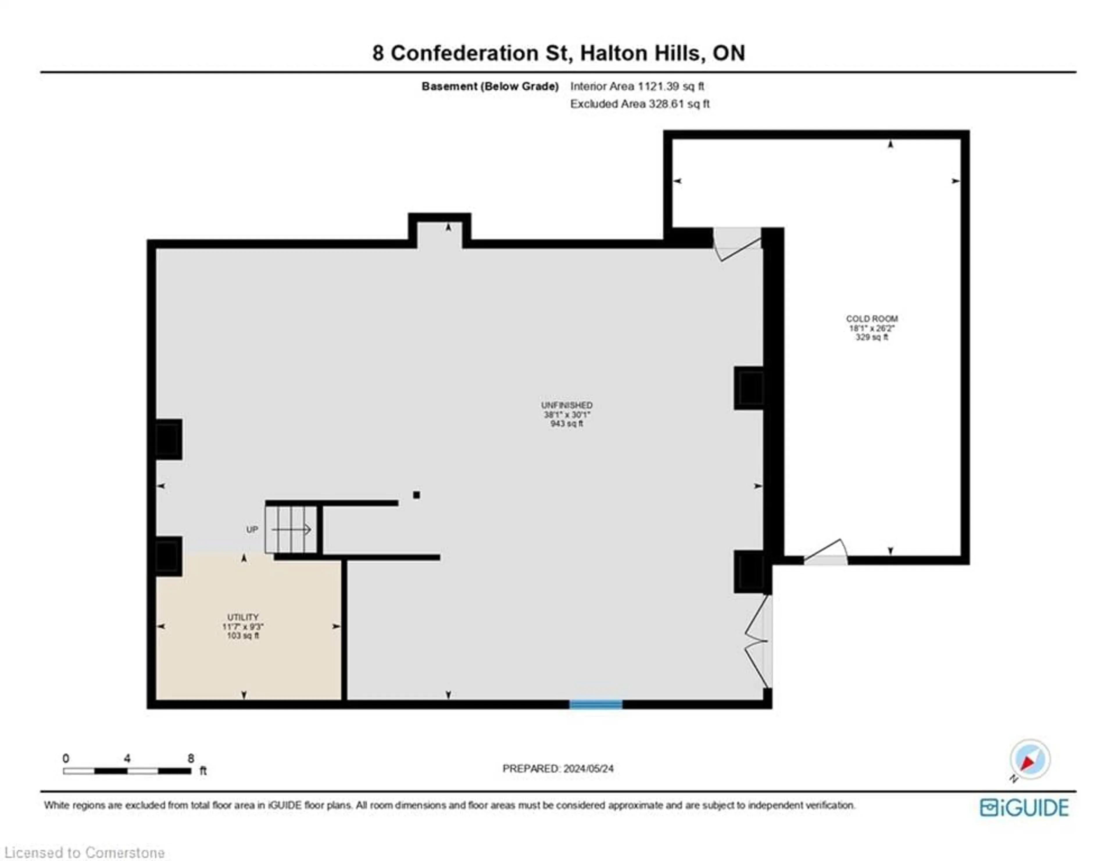 Floor plan for 8 Confederation St, Halton Hills Ontario L7G 3R3