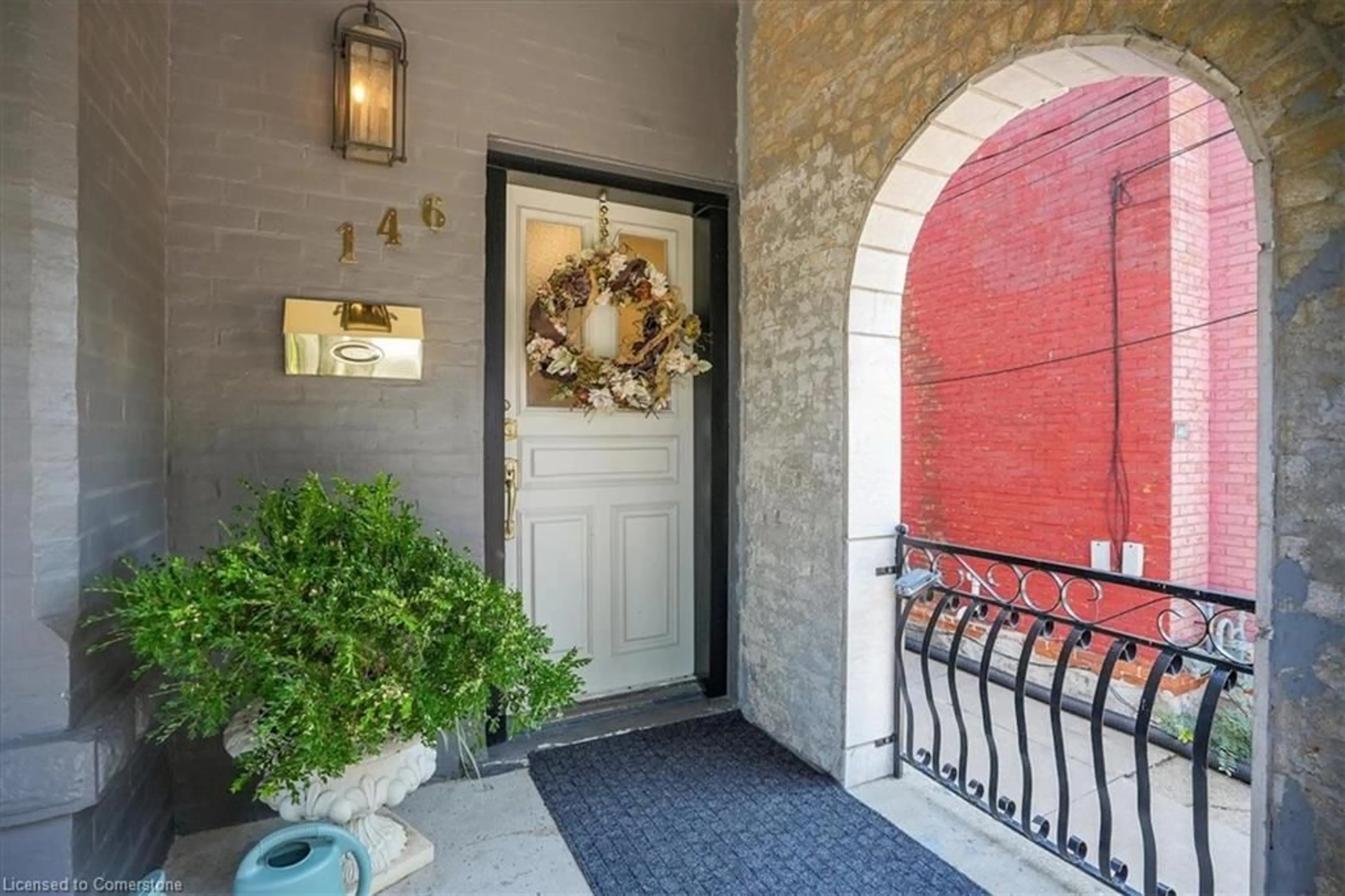 Indoor entryway, cement floor for 146 Catharine St, Hamilton Ontario L8R 1J4