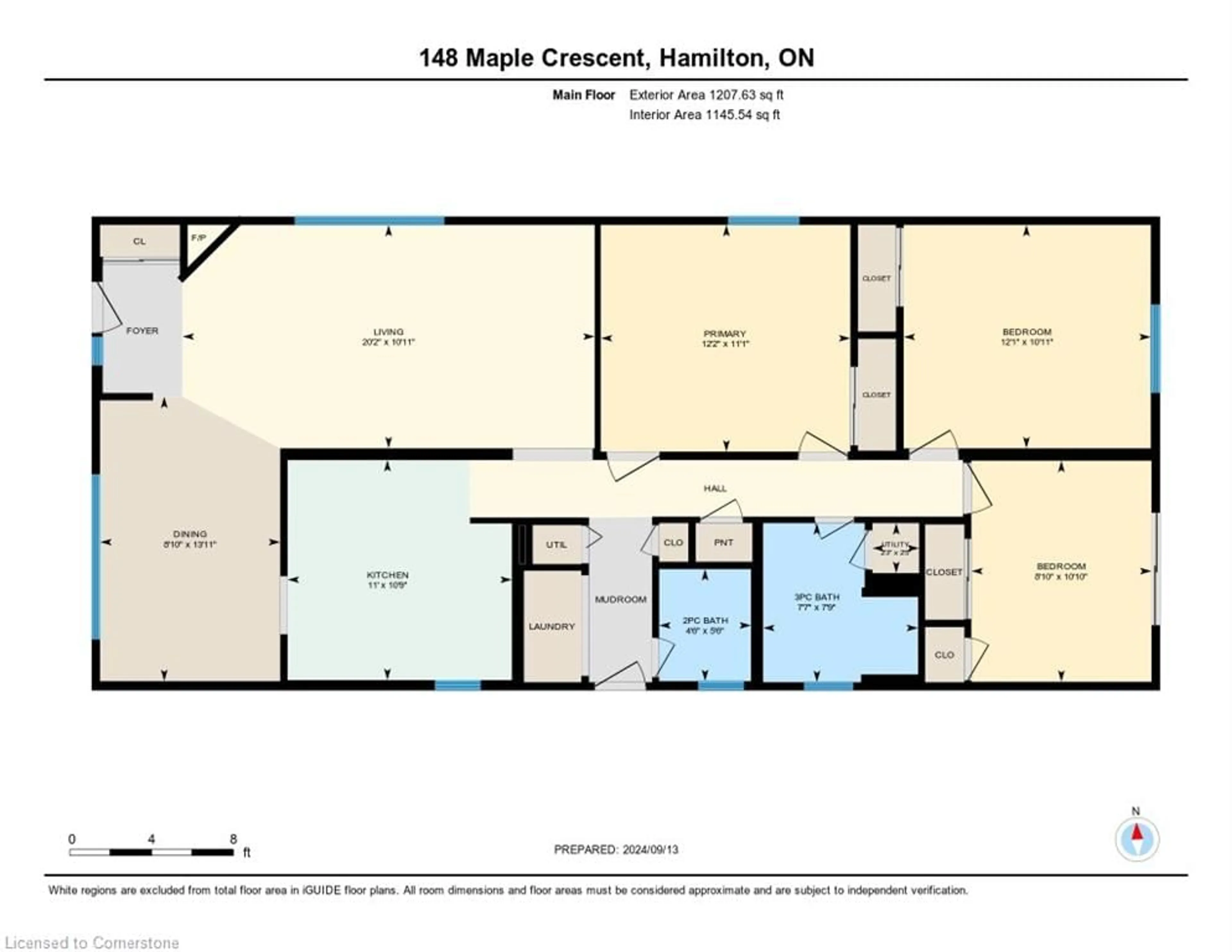 Floor plan for 148 Maple Cres, Flamborough Ontario N0B 2J0