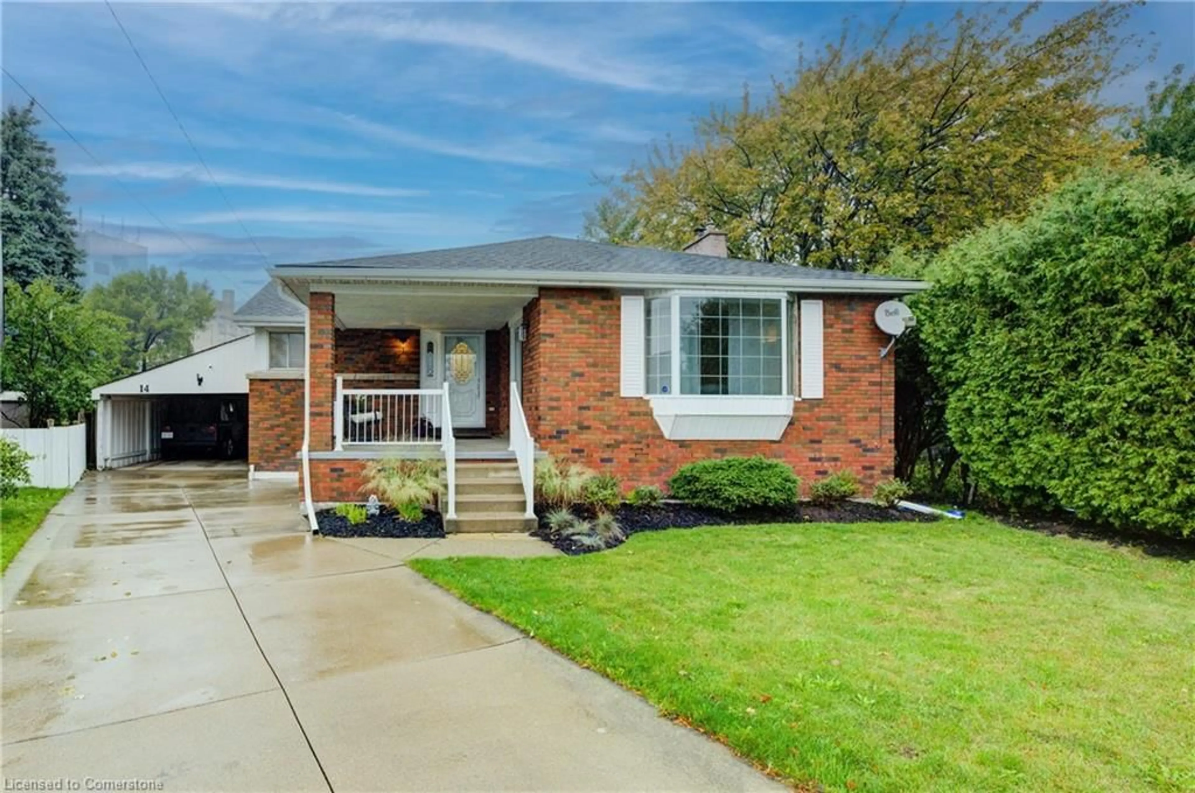 Home with brick exterior material for 14 Terrace Dr, Hamilton Ontario L9A 2Y6