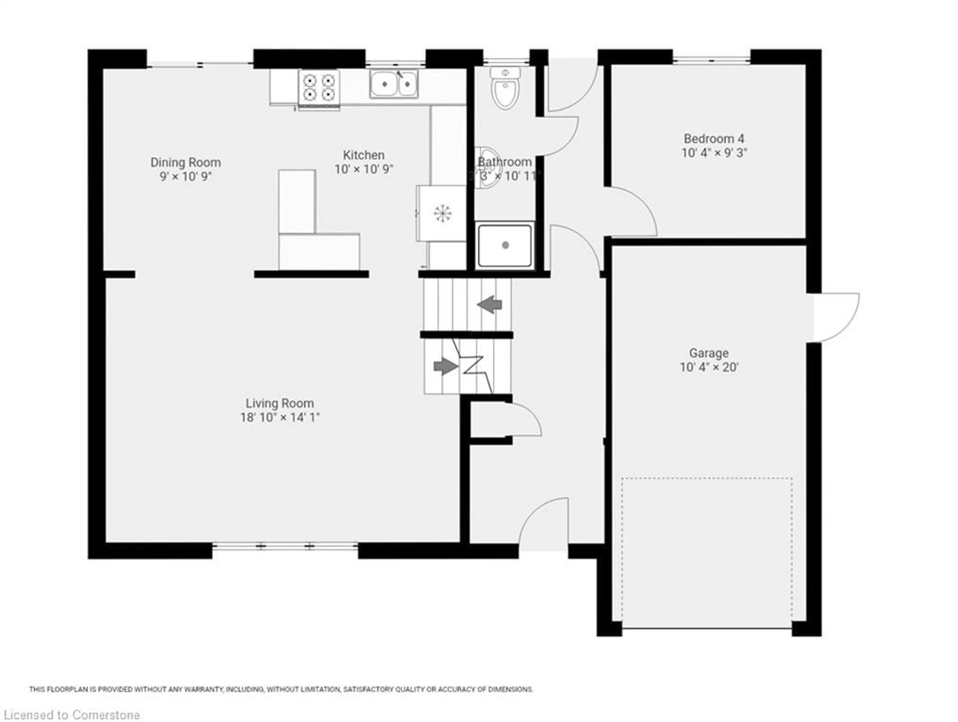 Floor plan for 1232 Oxlow Dr, Oakville Ontario L6H 1S2