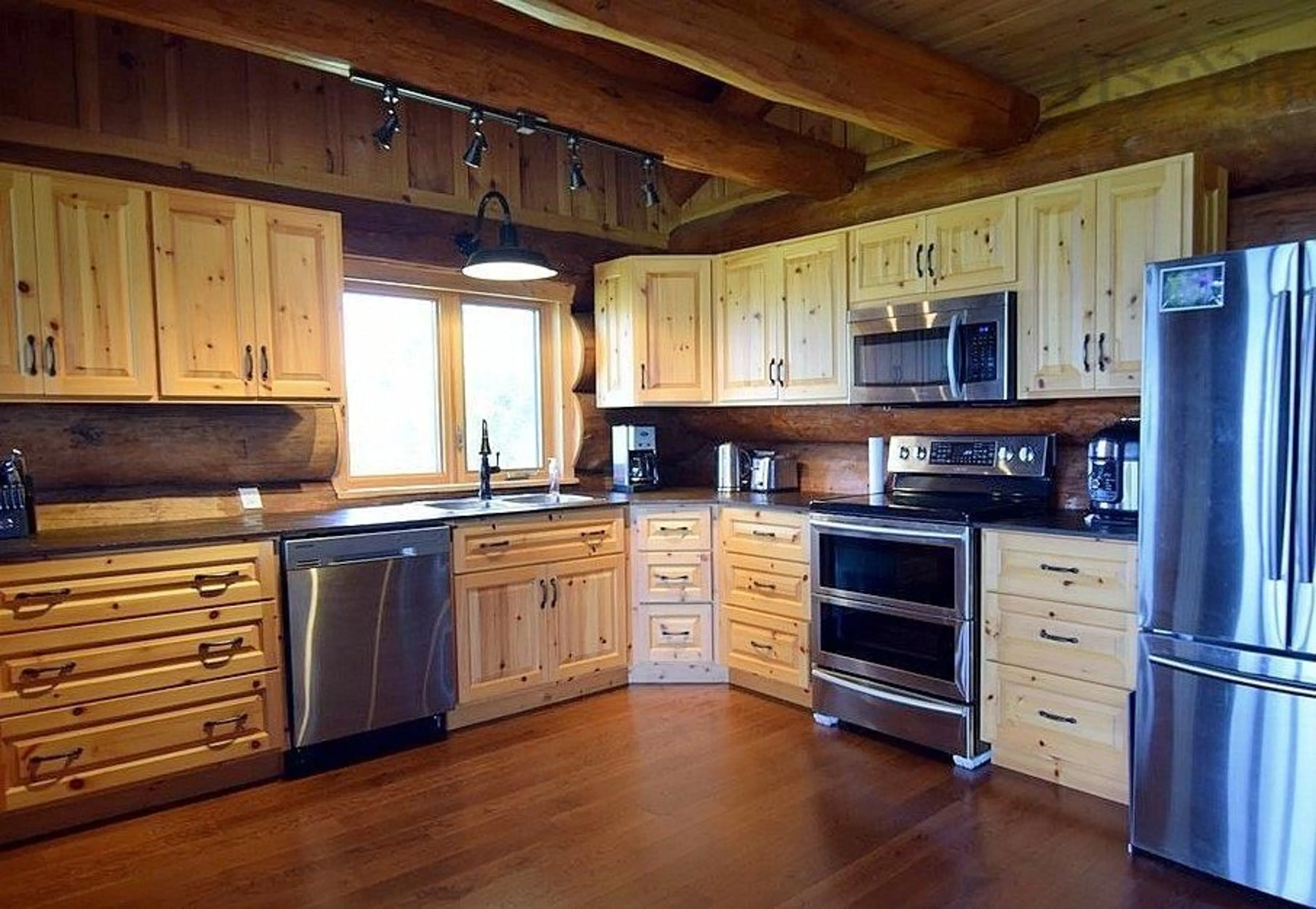 Rustic kitchen for 10539 Cabot Trail, Belle Côte Nova Scotia B0E 1C0