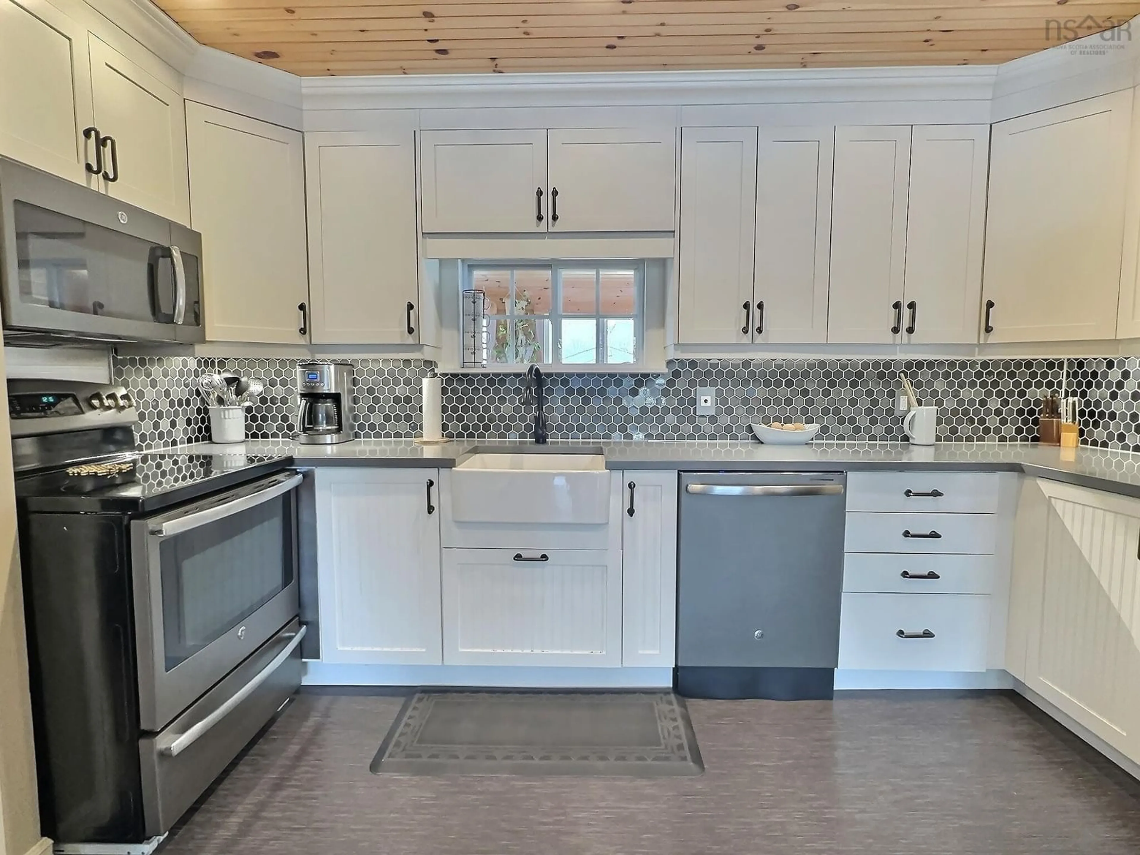 Open concept kitchen, ceramic/tile floor for 1419 Ashdale Rd, South Rawdon Nova Scotia B0N 1Z0