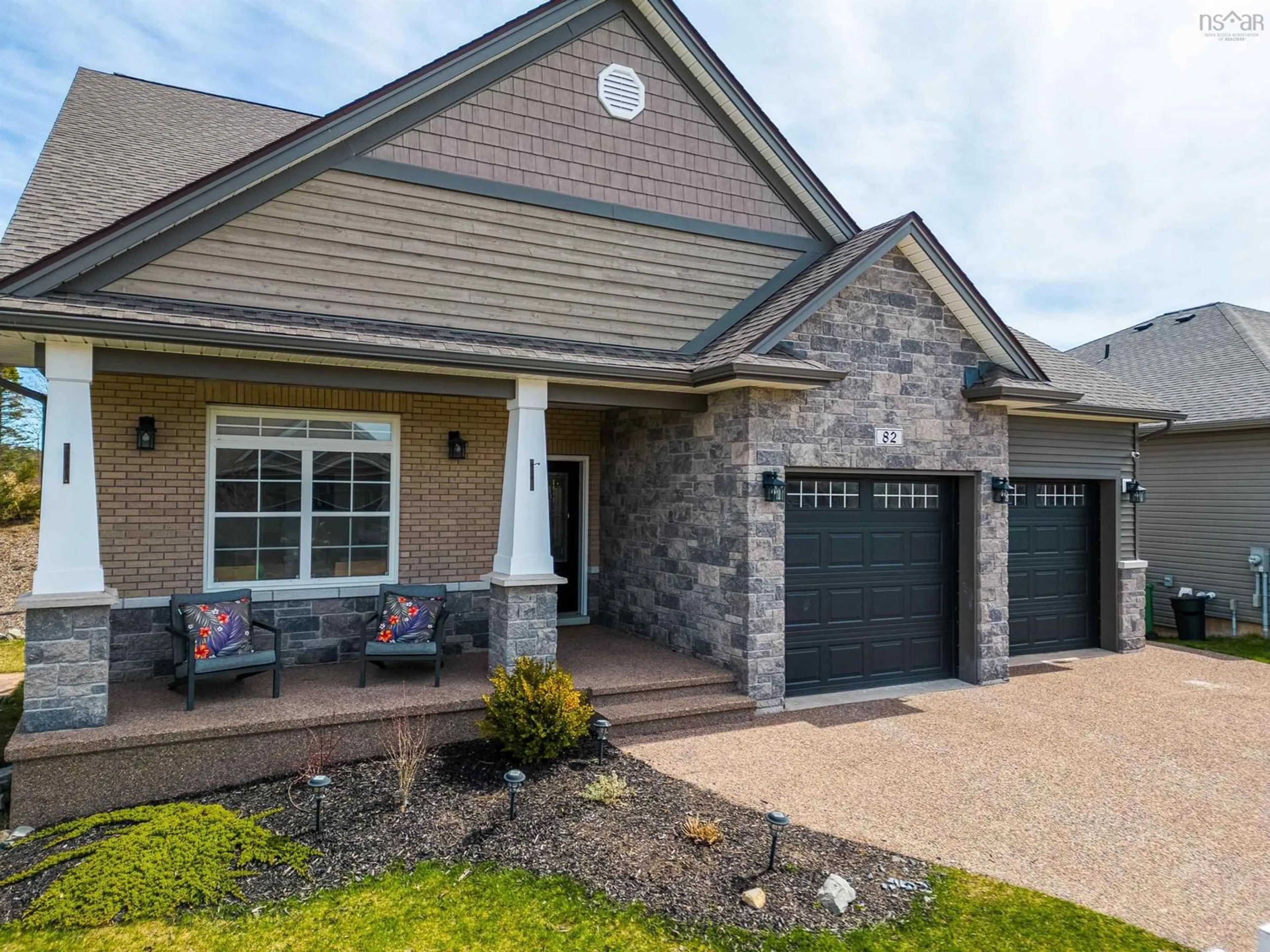 Home with stone exterior material for 82 Bradford Pl, Bedford Nova Scotia B4B 0R6