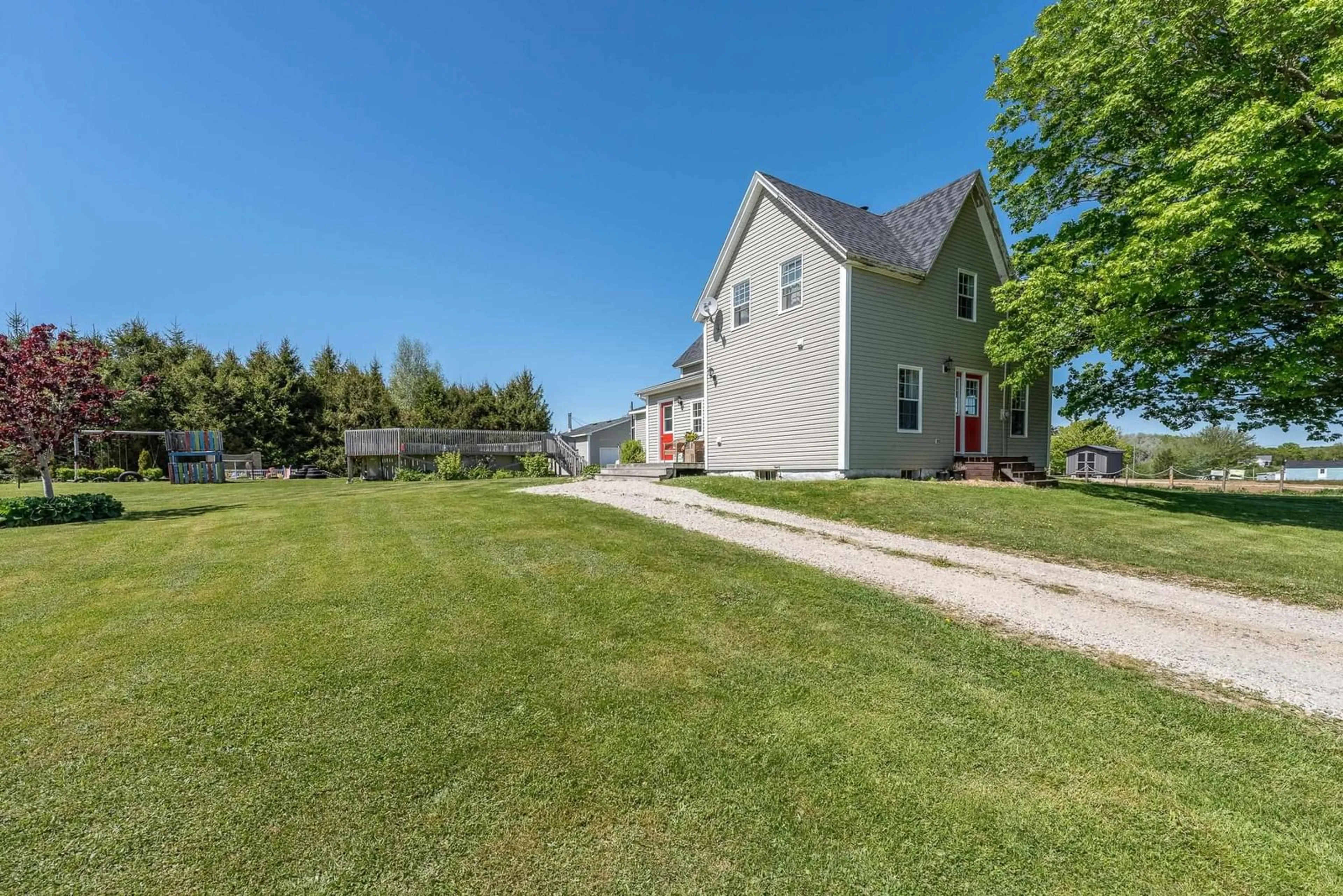 Fenced yard for 901 Doucetteville Road, Doucetteville Nova Scotia B0W 1H0