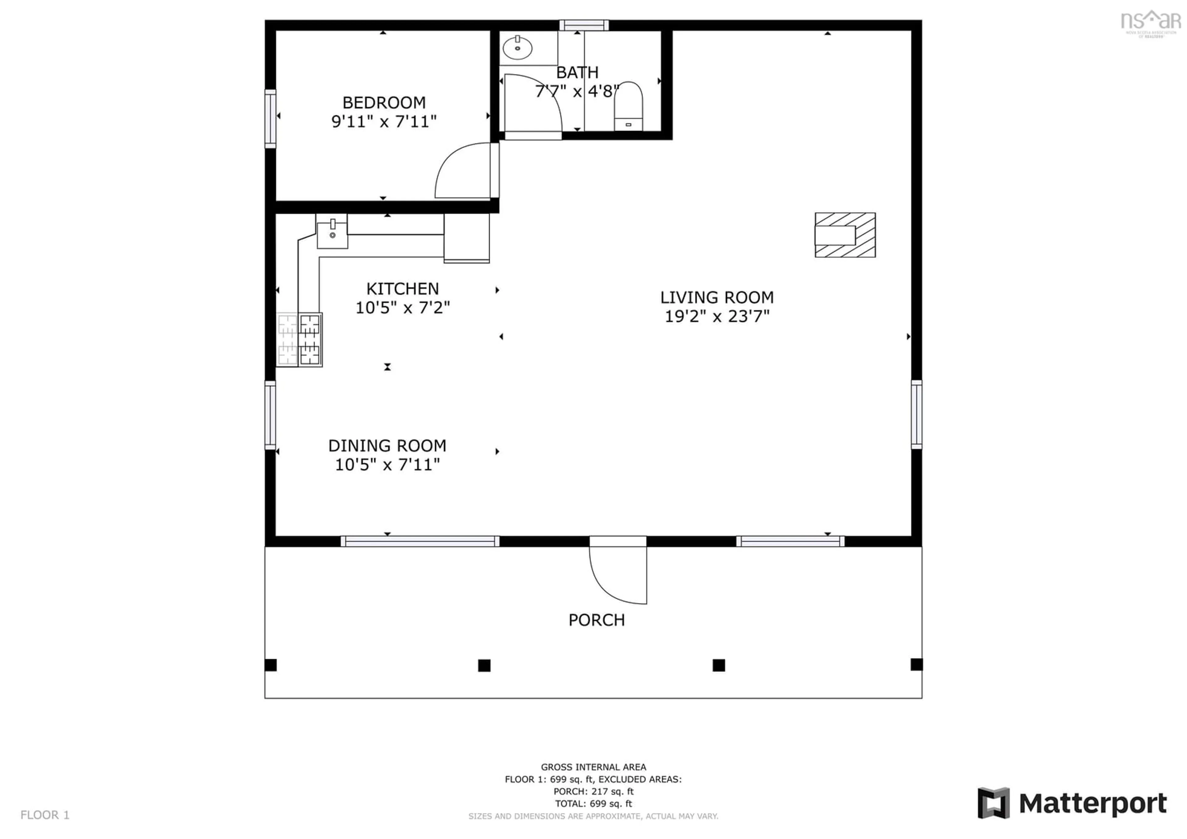 Floor plan for 469 South Grand Lake Rd, Arichat Nova Scotia B0E 1A0
