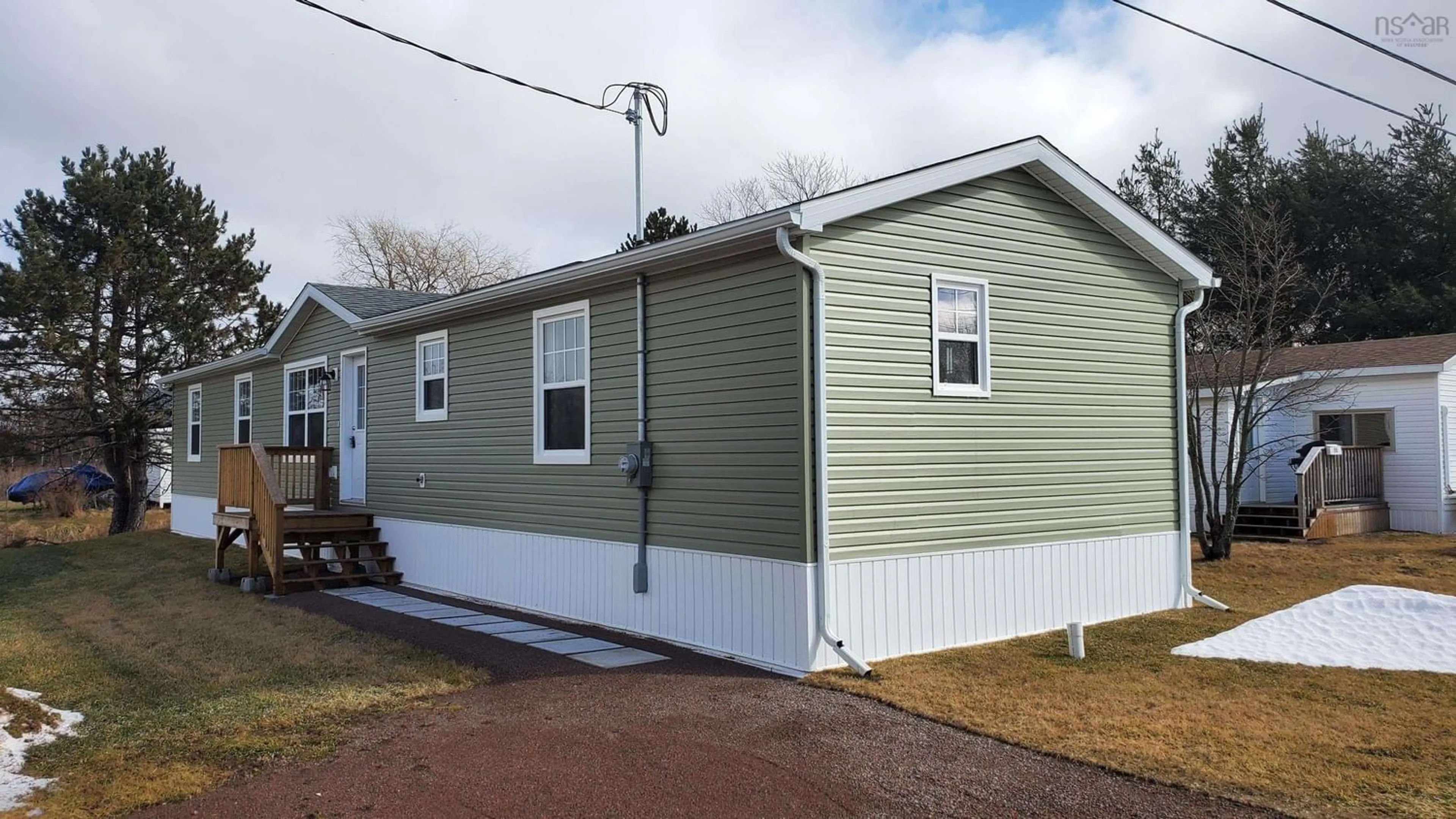 Home with vinyl exterior material for 49 Kent Dr, Amherst Nova Scotia B4H 0B2