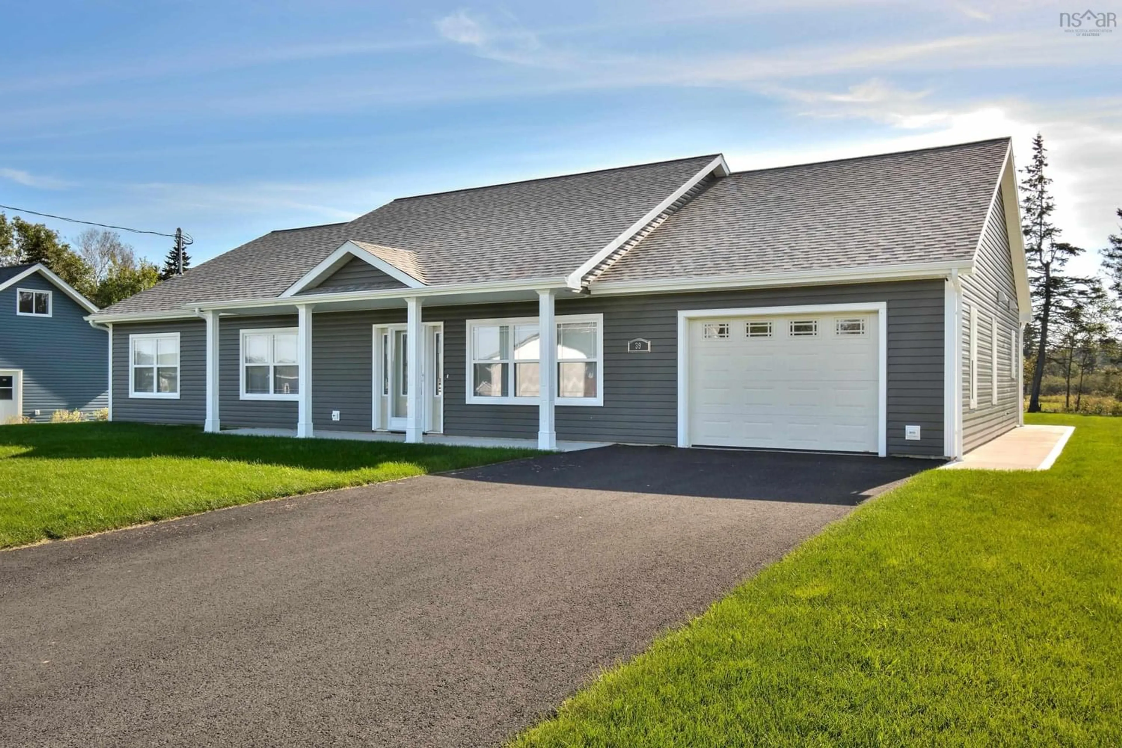 Home with vinyl exterior material for 39 Bimini Hts, Westmount Nova Scotia B1R 0B9