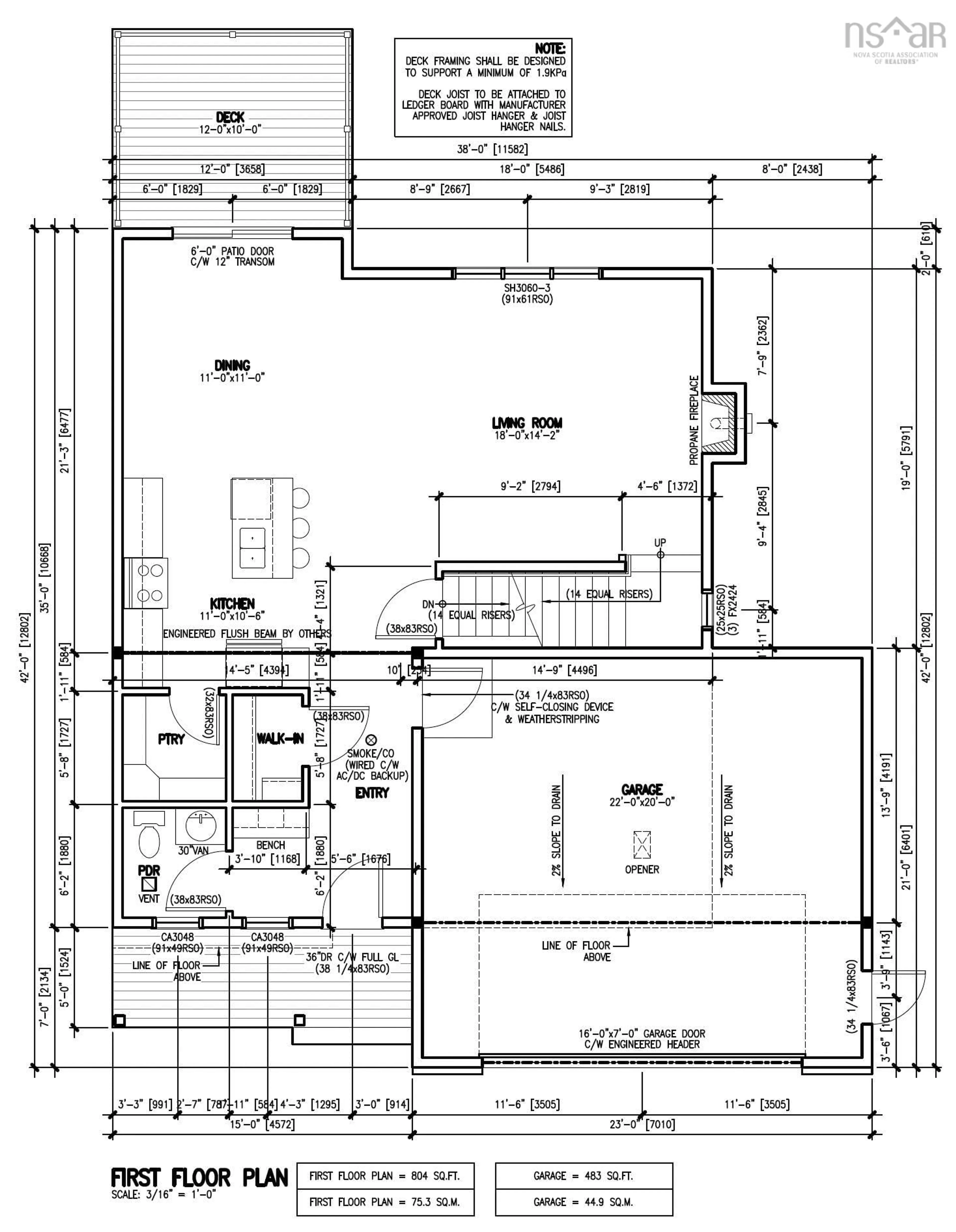 Floor plan for 1271 Fleetwood Dr, Fall River Nova Scotia B2T 0V6